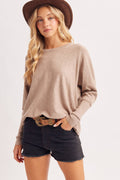 Oversized Dolman Sleeve Sweater Pullover&nbsp;