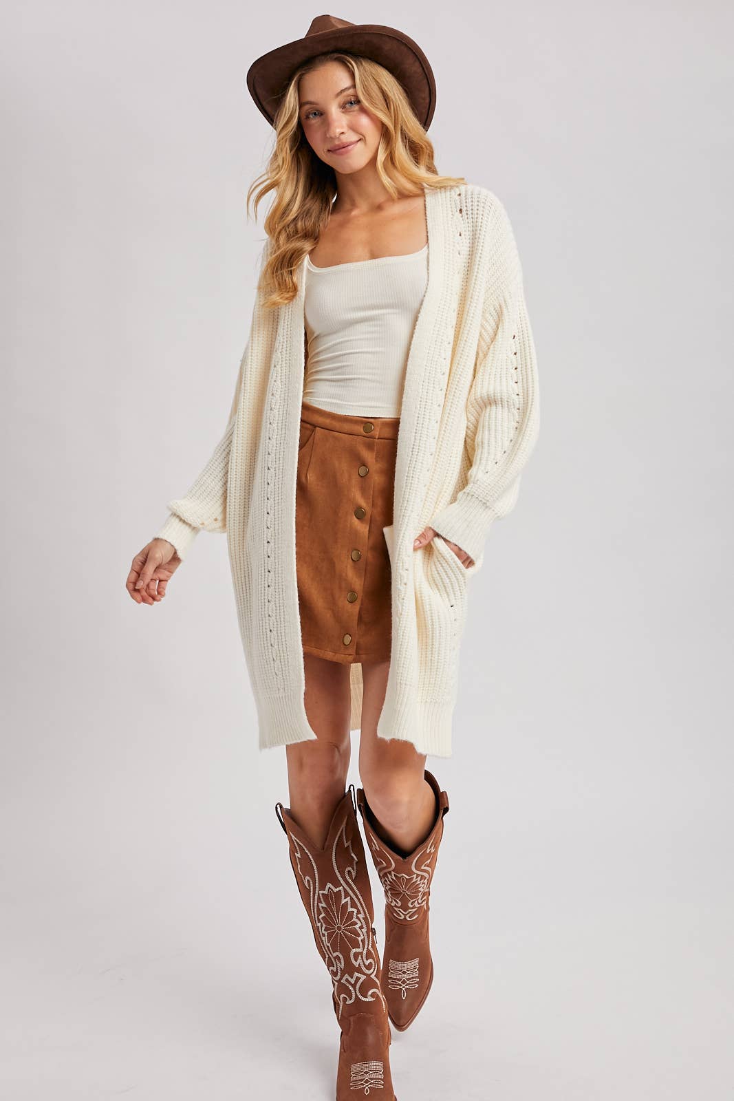 The Cozy Chunky Pocket Cardigan