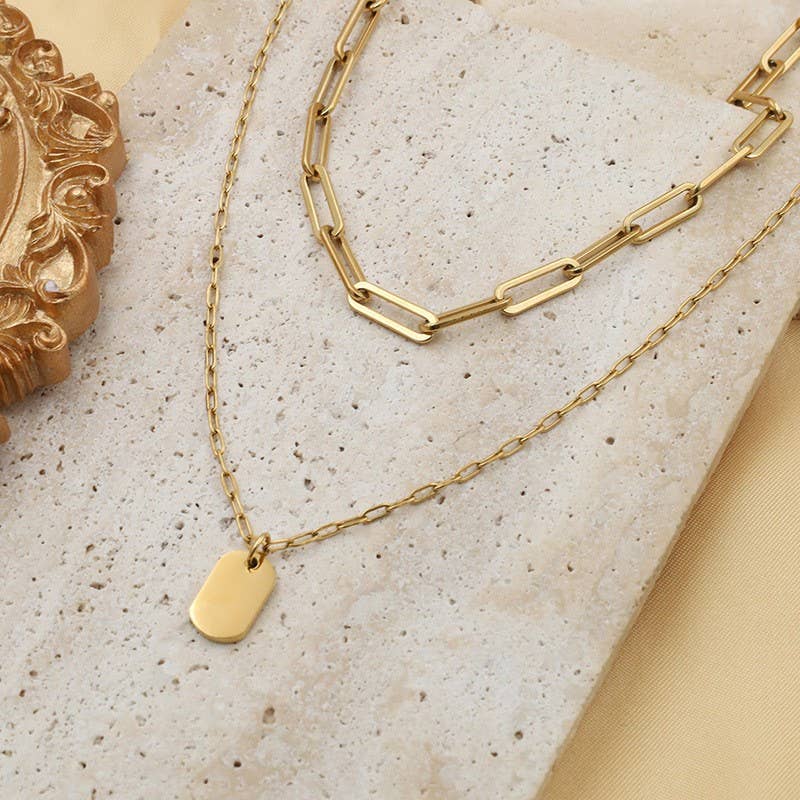 The Linked In Love Layered Necklace