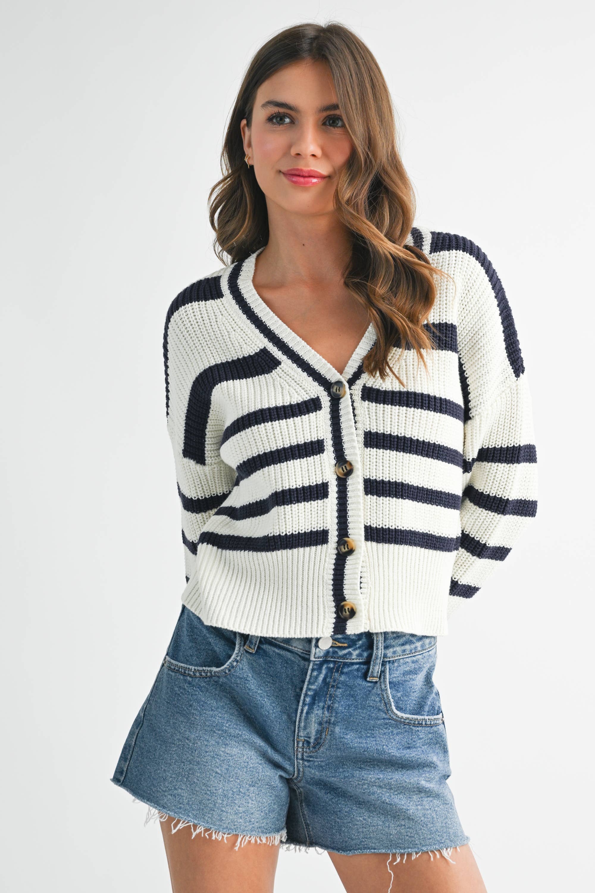 Striped Cardigan