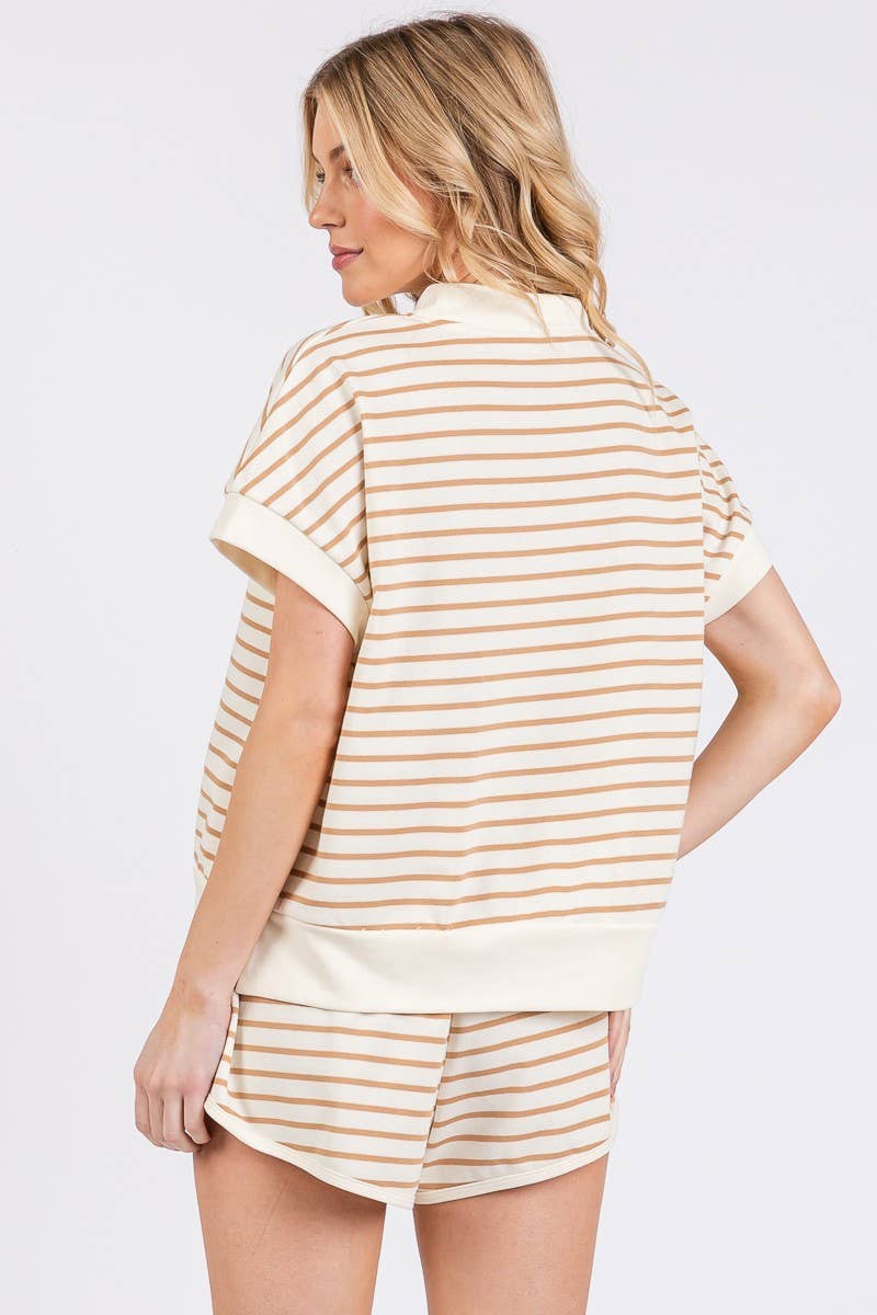 Coastal Cool Striped Lounge Set