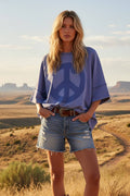 Peace & Easy Mineral Wash Terry Top