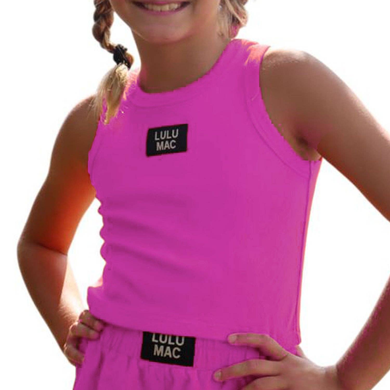 Lulu Mac Pink Tank - Youth