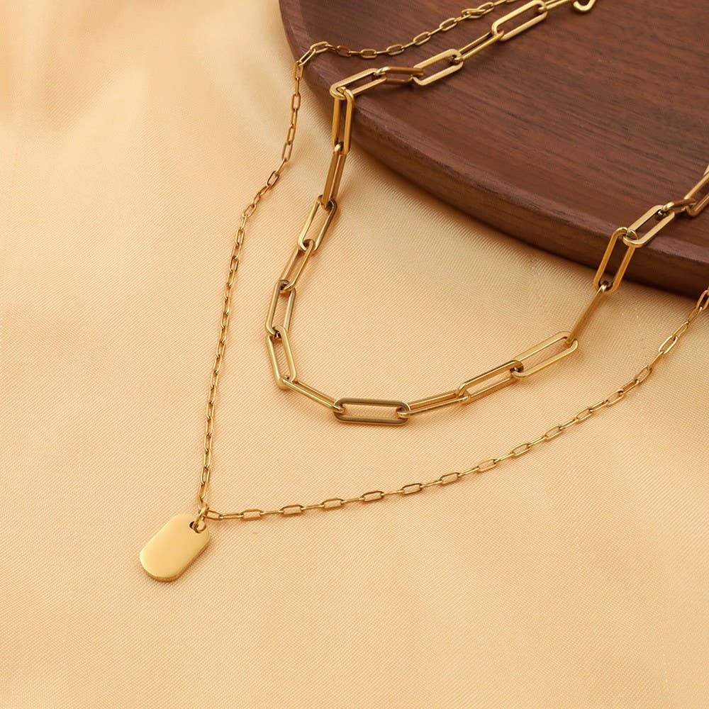 The Linked In Love Layered Necklace