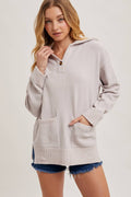 The Cozy Button Collar Knit Pullover