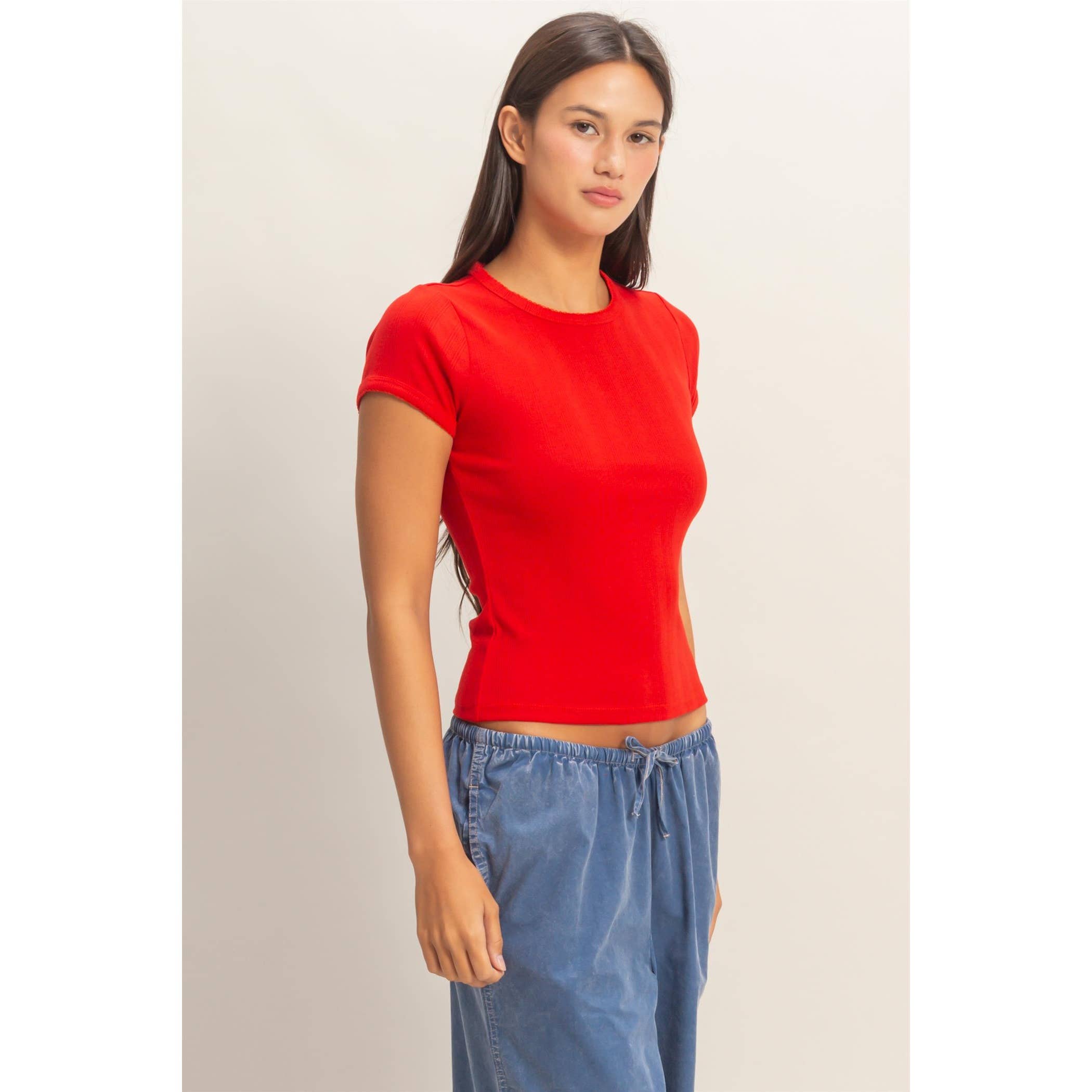 Everyday Ease Pointelle Tee
