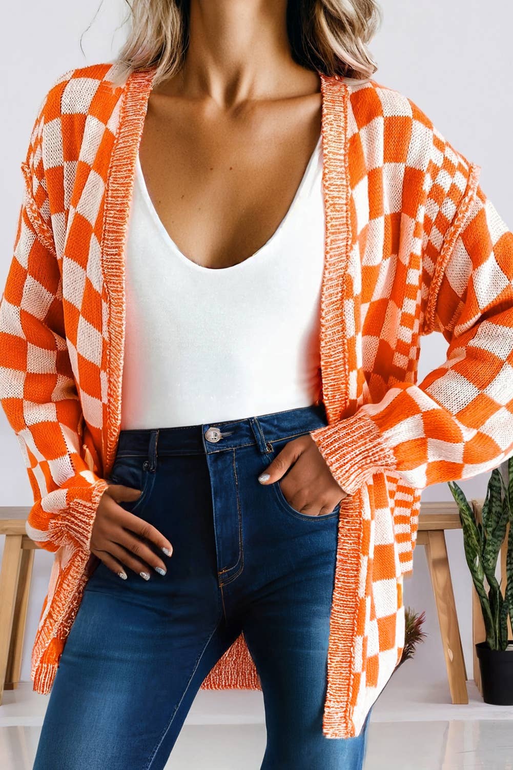 Checkmate Cozy Cardigan