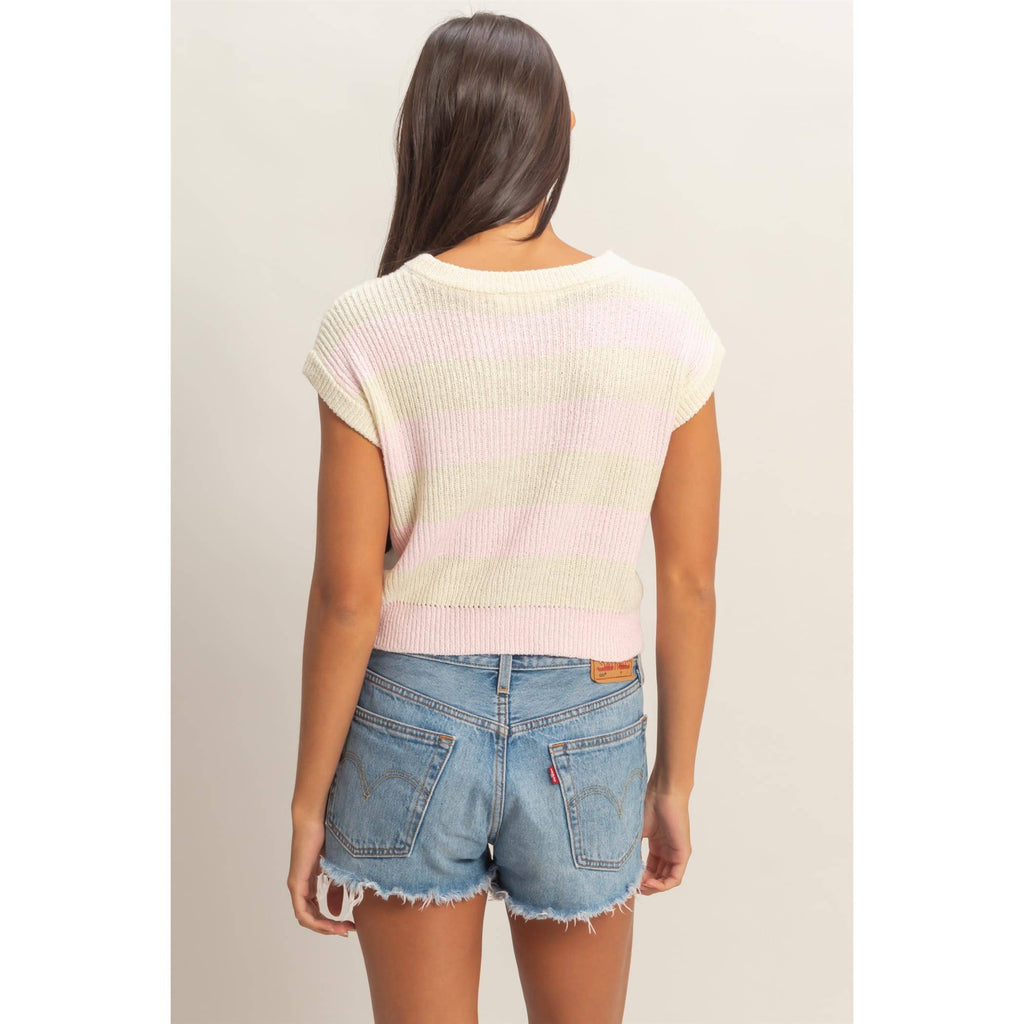 The Coastal Stripe Knit Top