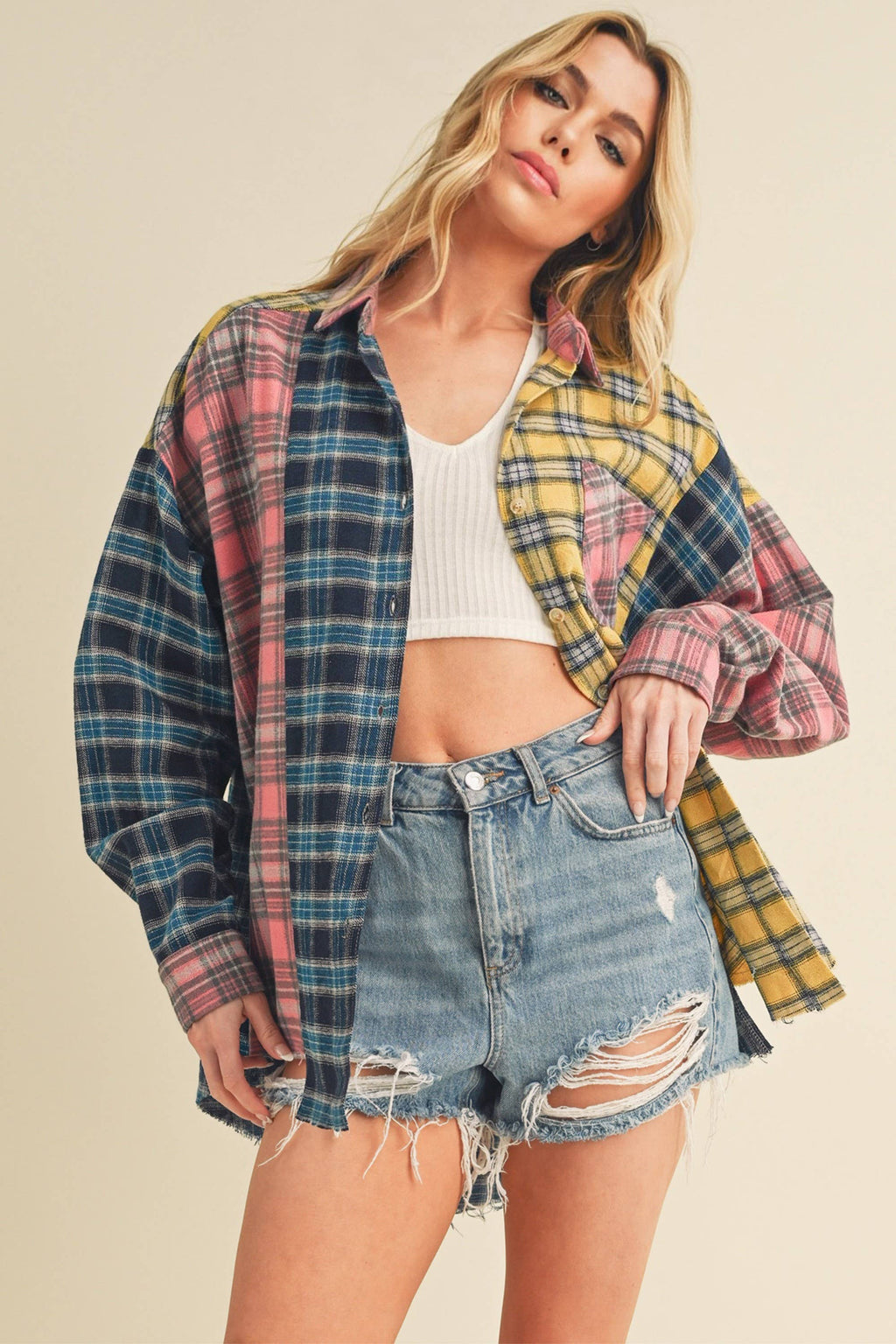 Cozy Cabin Patchwork Flannel