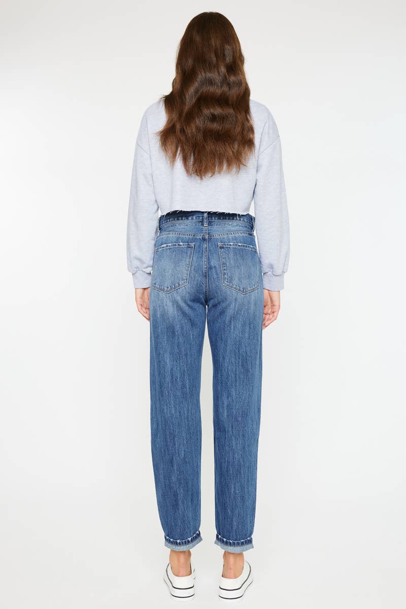 The Weekend Slouch Drawstring Jeans KanCan