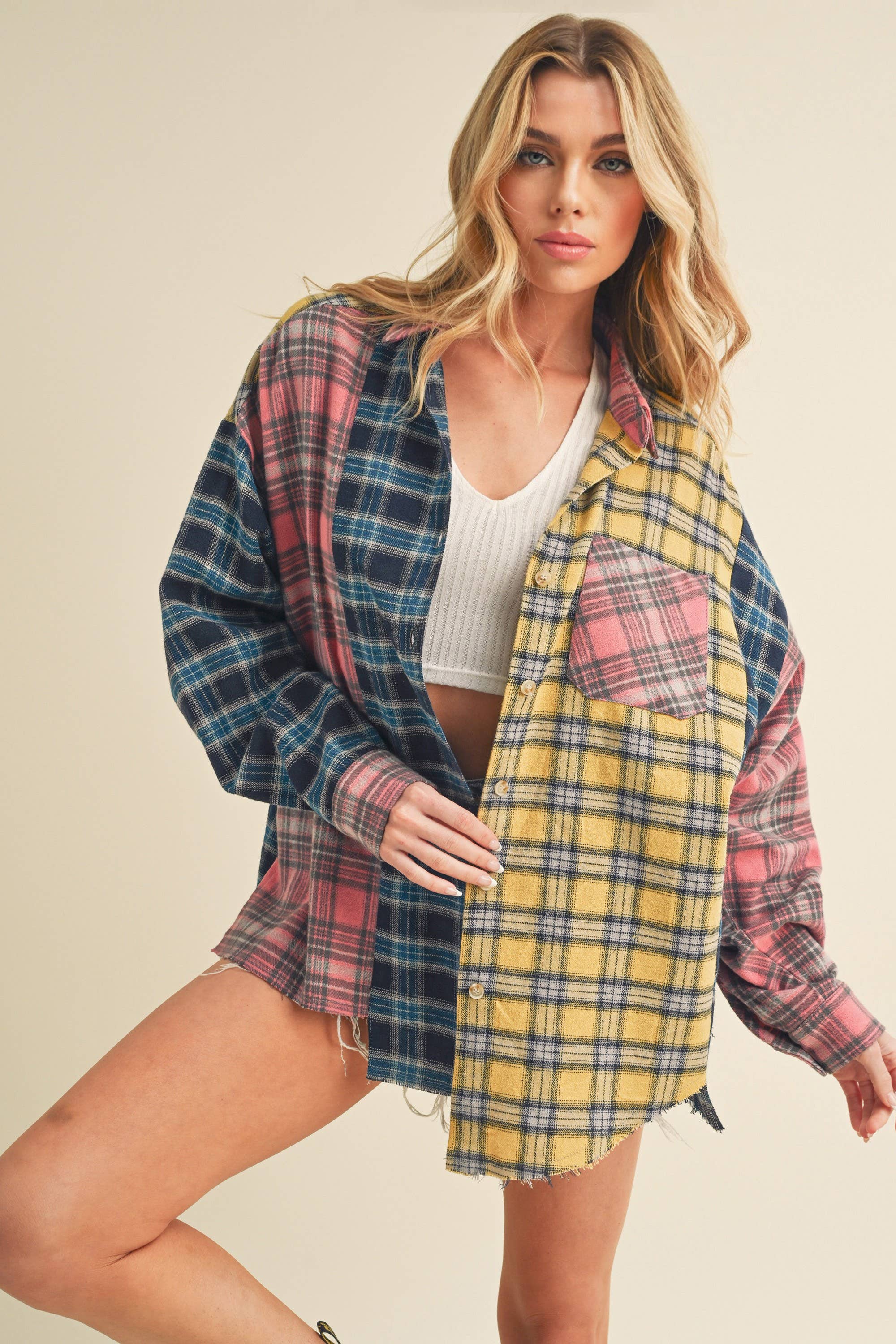 Cozy Cabin Patchwork Flannel