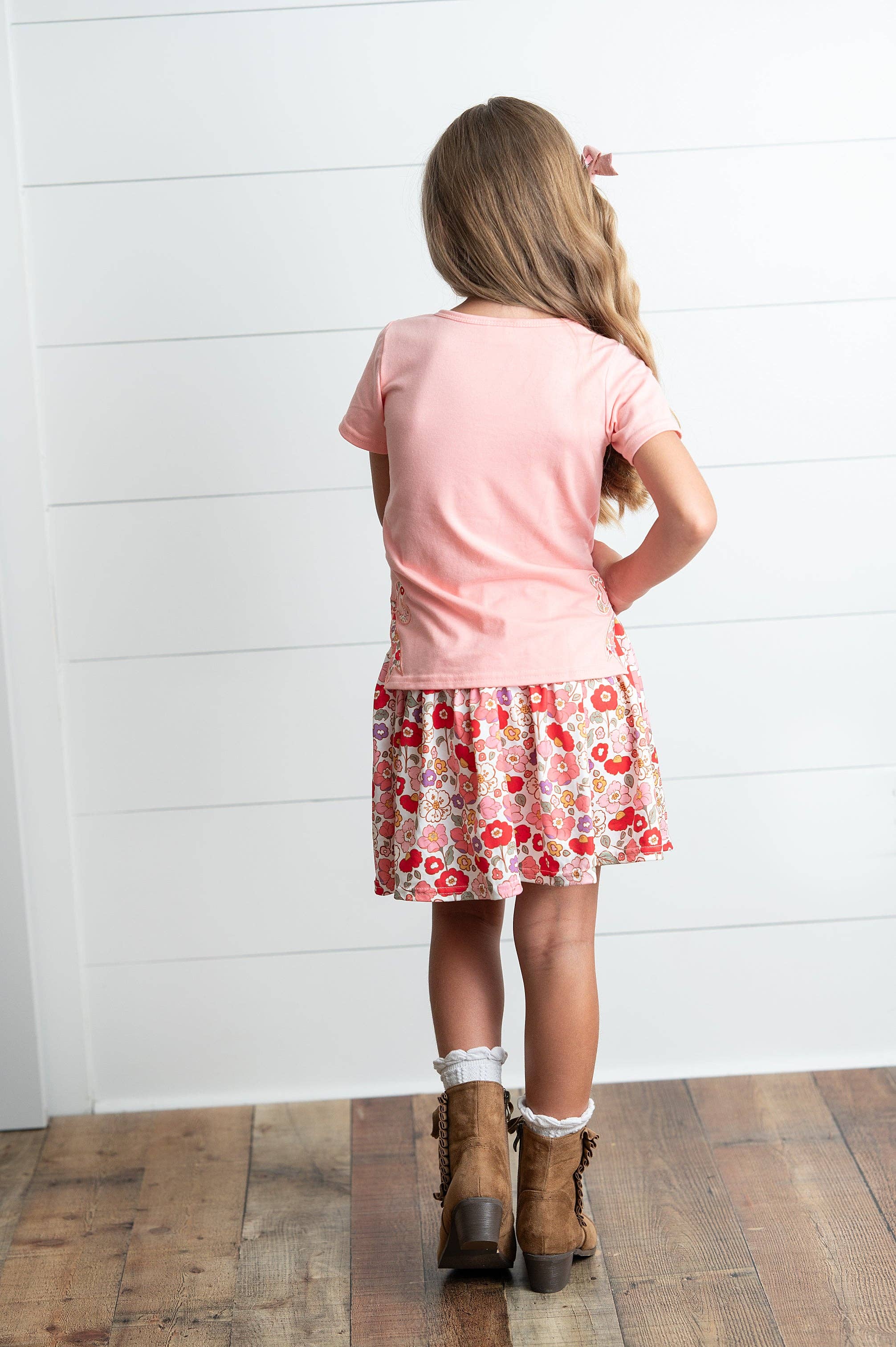 Peach Blossom Skort Set