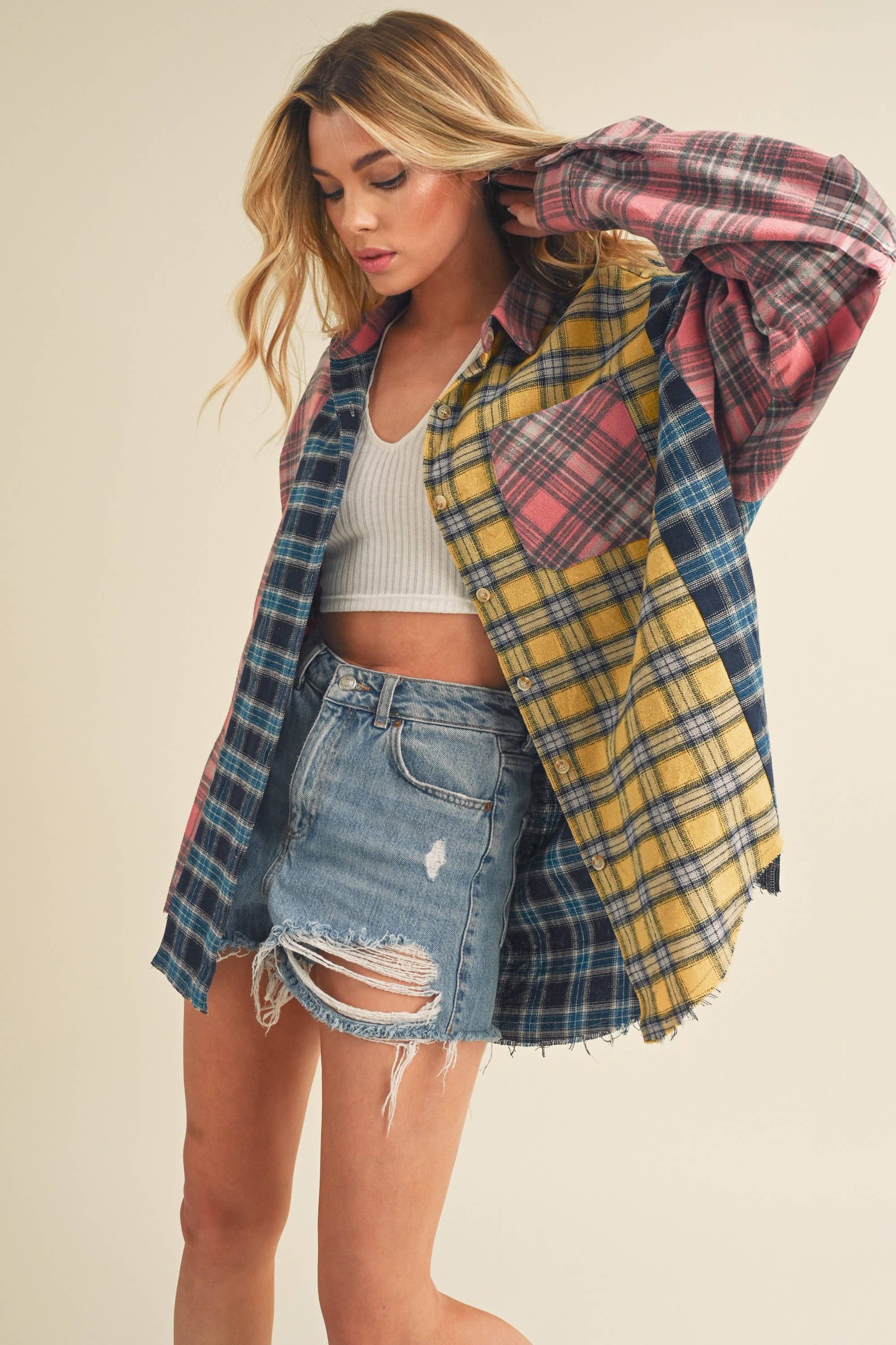 Cozy Cabin Patchwork Flannel