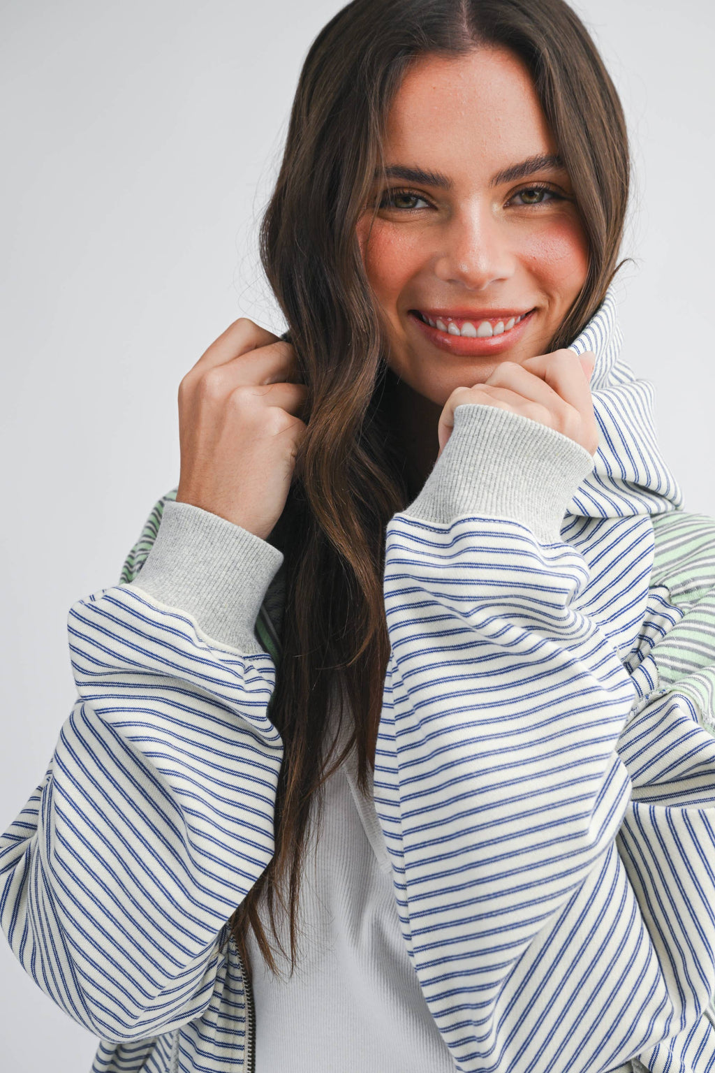 Coastal Breeze Zip Hoodie