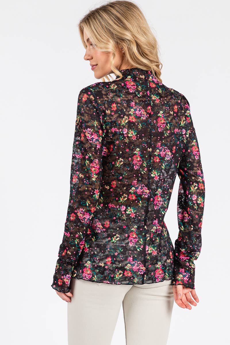 Scarlet Lace Bloom Top