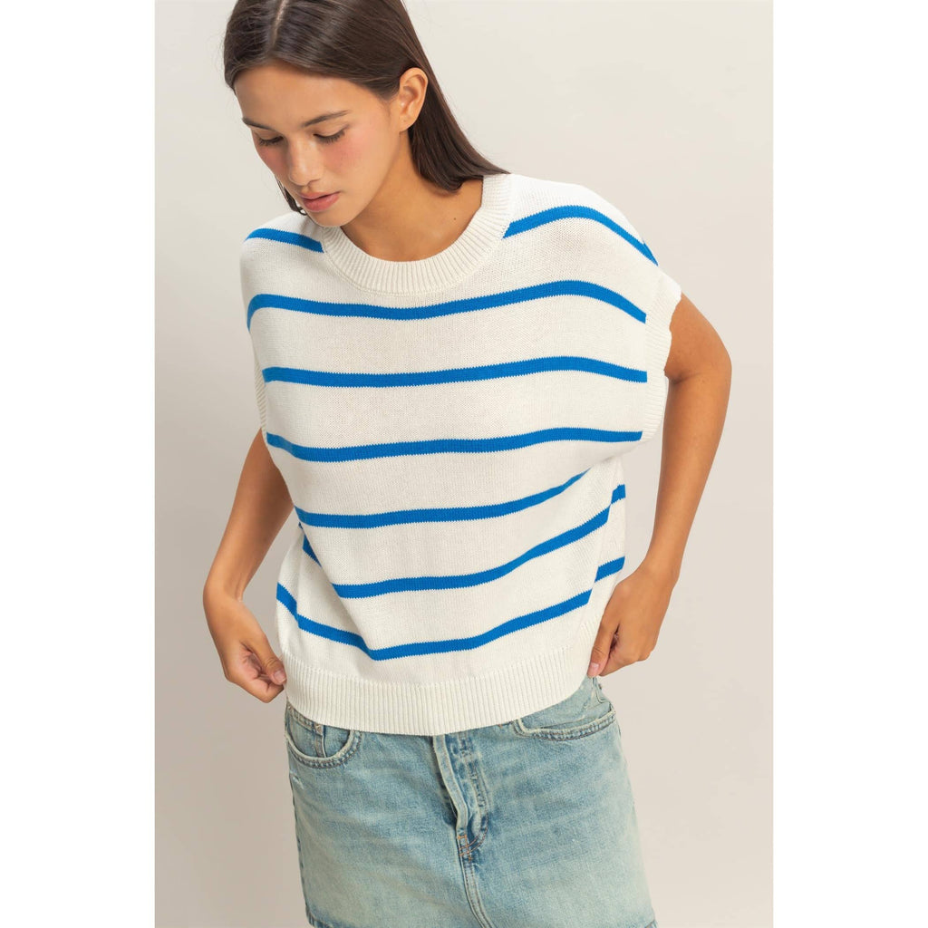 Striped Knit Top