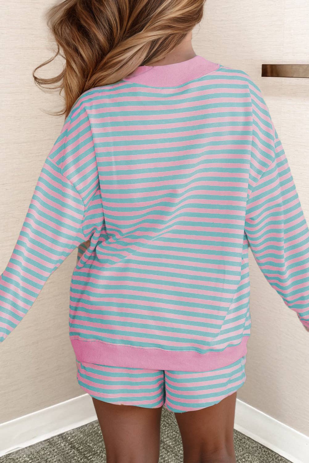 Coastal Stripe Lounge Set