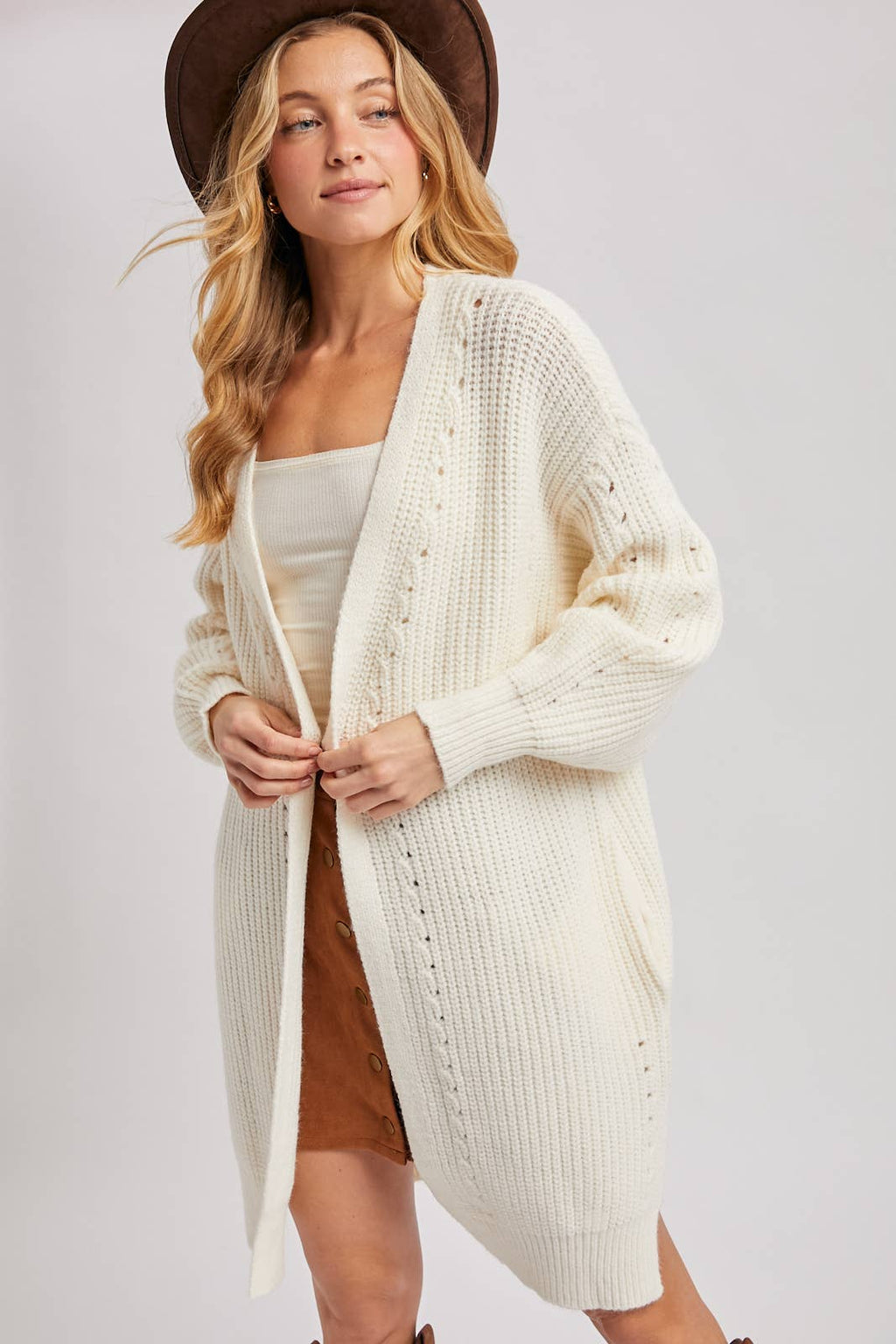 The Cozy Chunky Pocket Cardigan