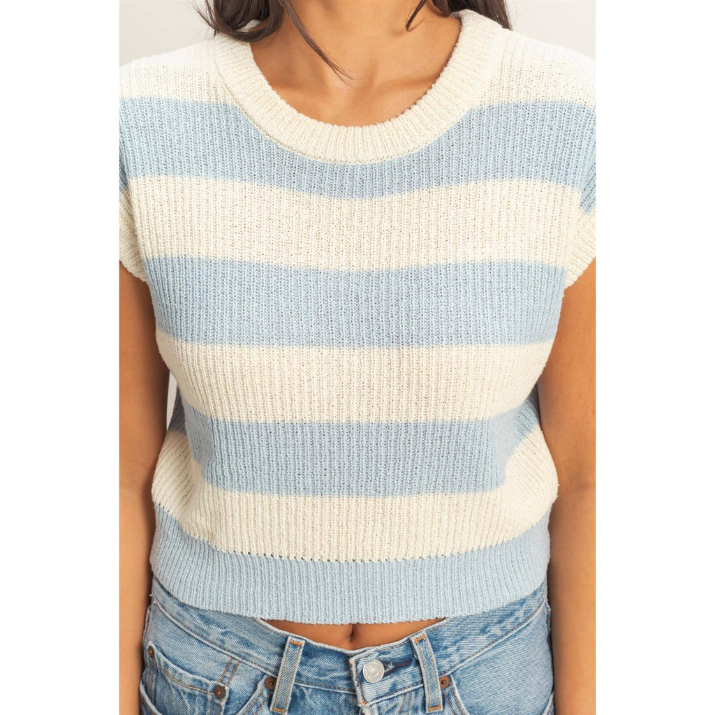 The Coastal Stripe Knit Top