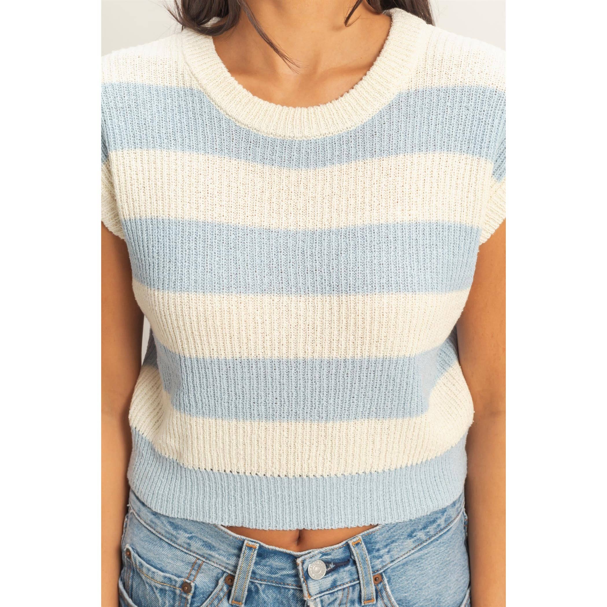 The Coastal Stripe Knit Top
