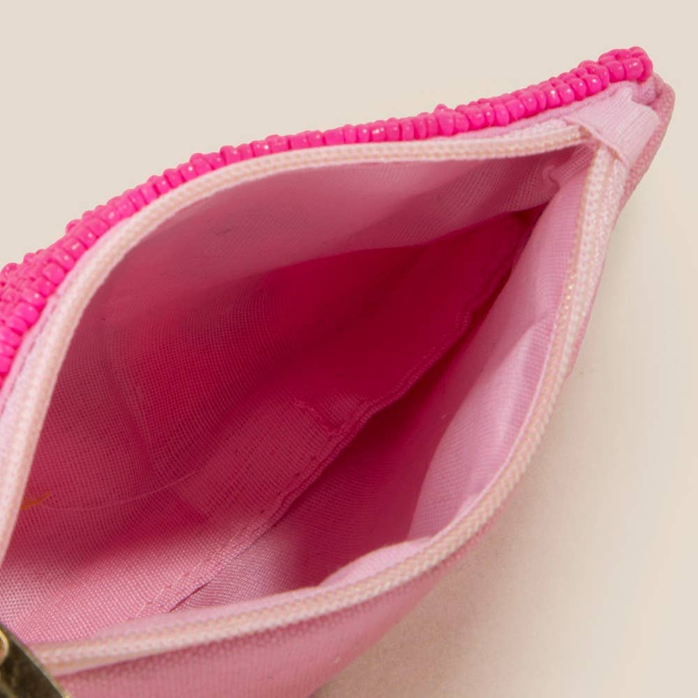 Botox Money Beaded Coin Purse