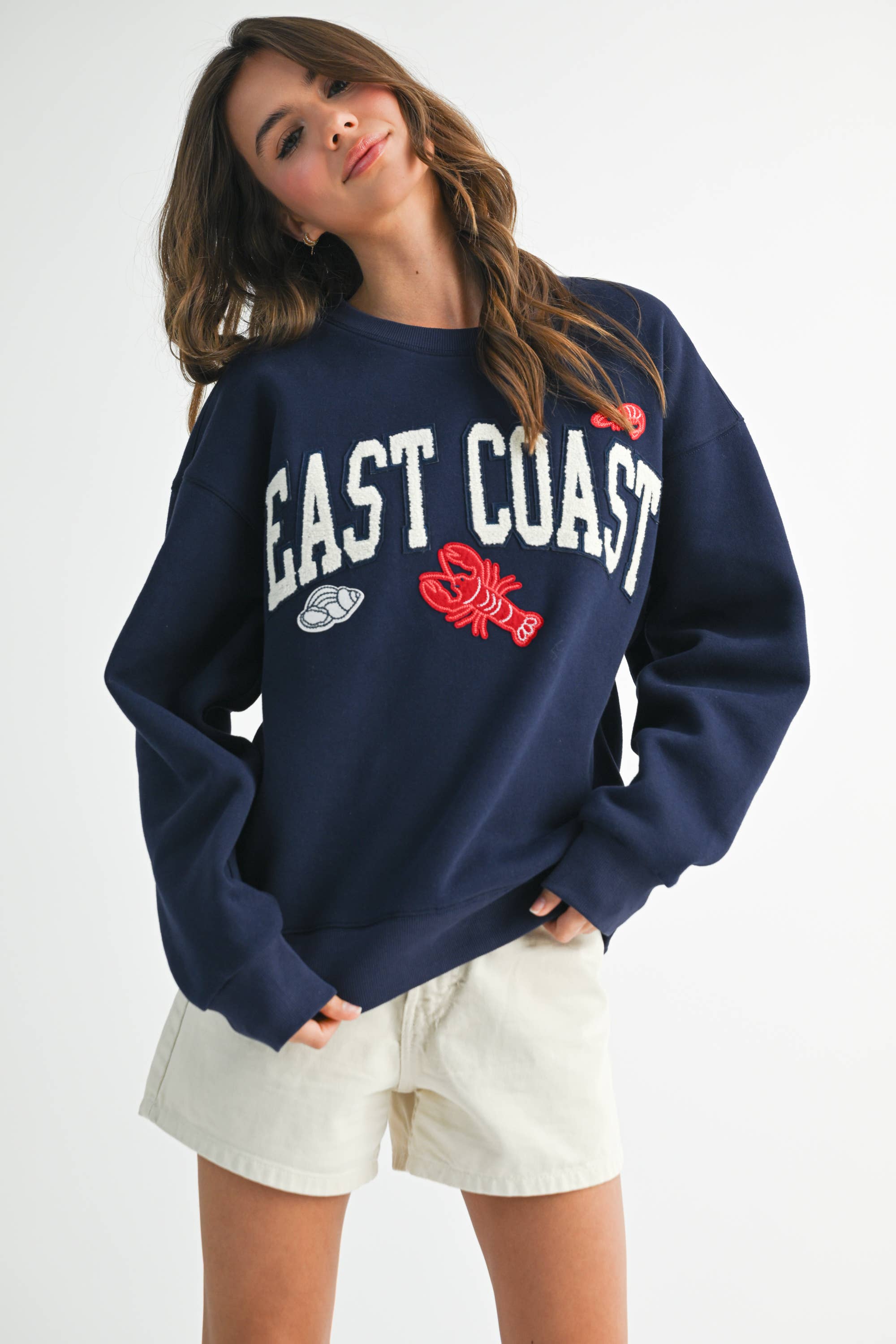 East Coast Graphic Fleece Pullover