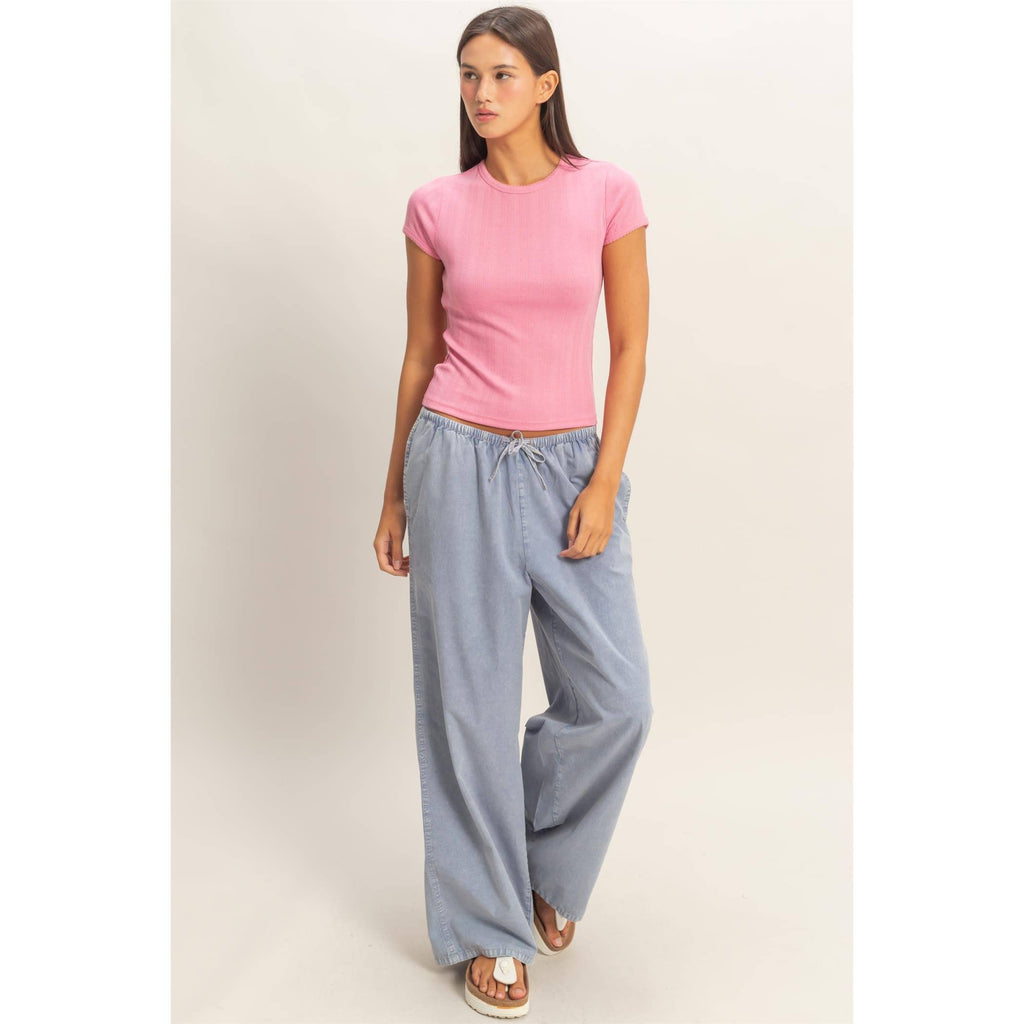 Everyday Ease Pointelle Tee