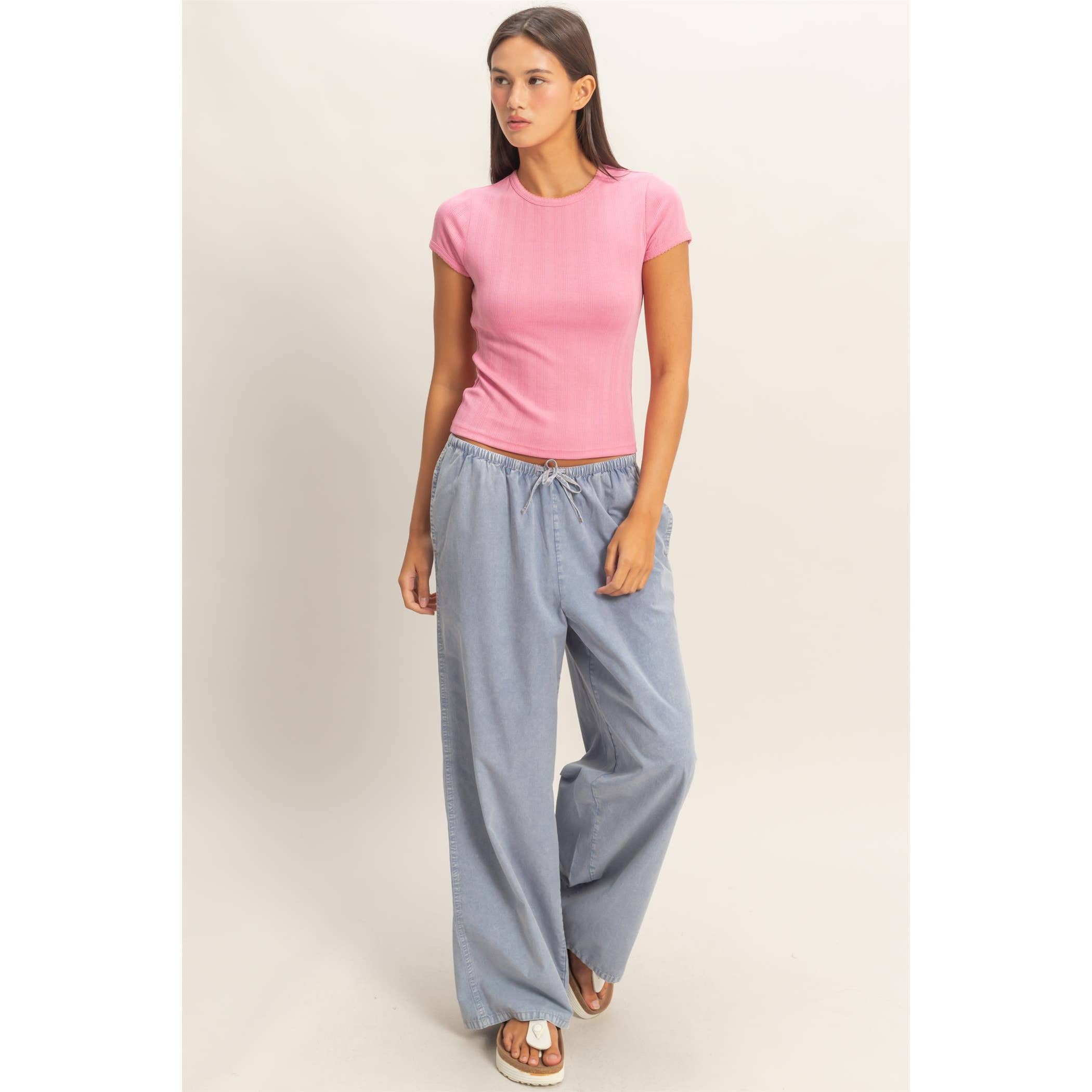 Everyday Ease Pointelle Tee