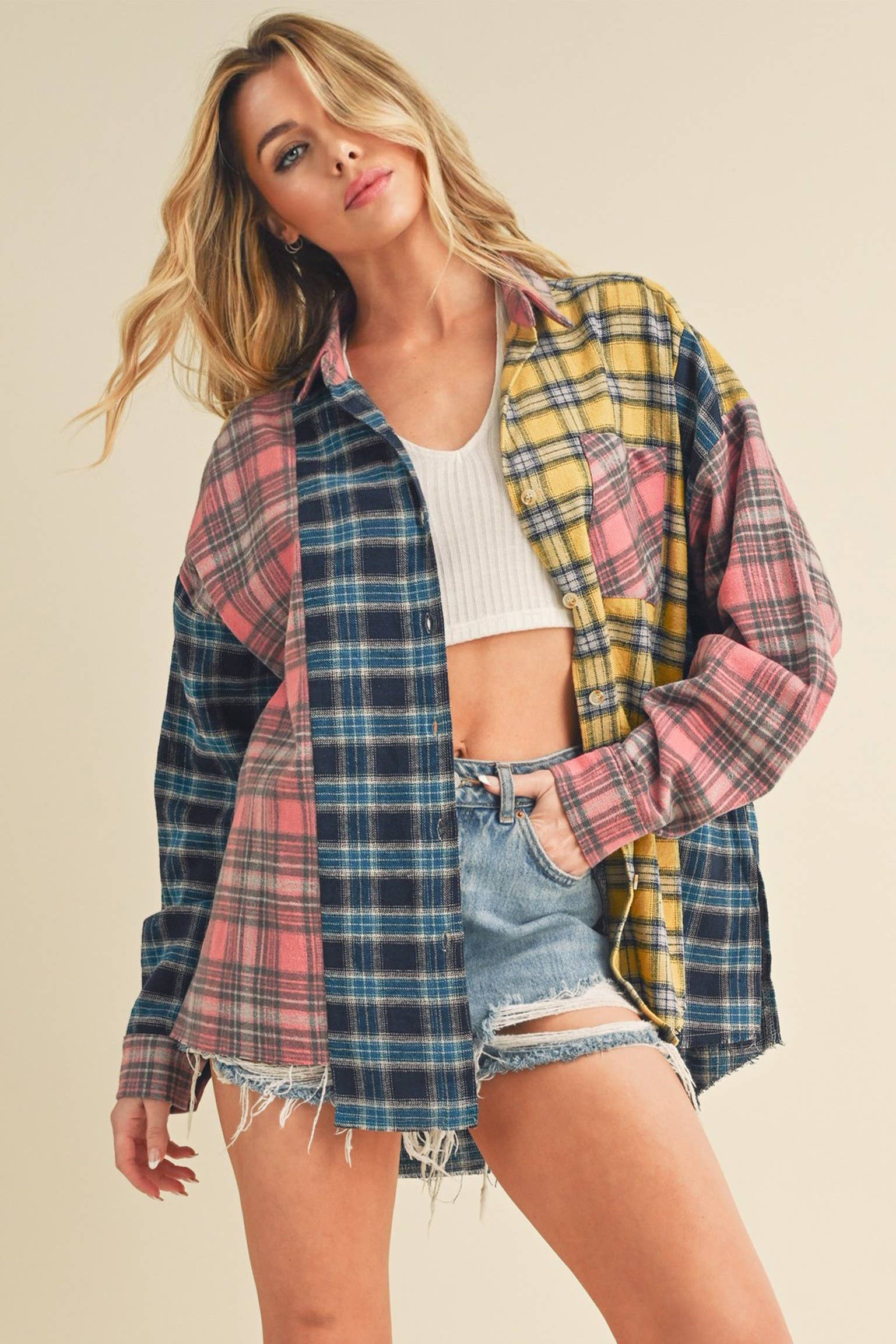Cozy Cabin Patchwork Flannel