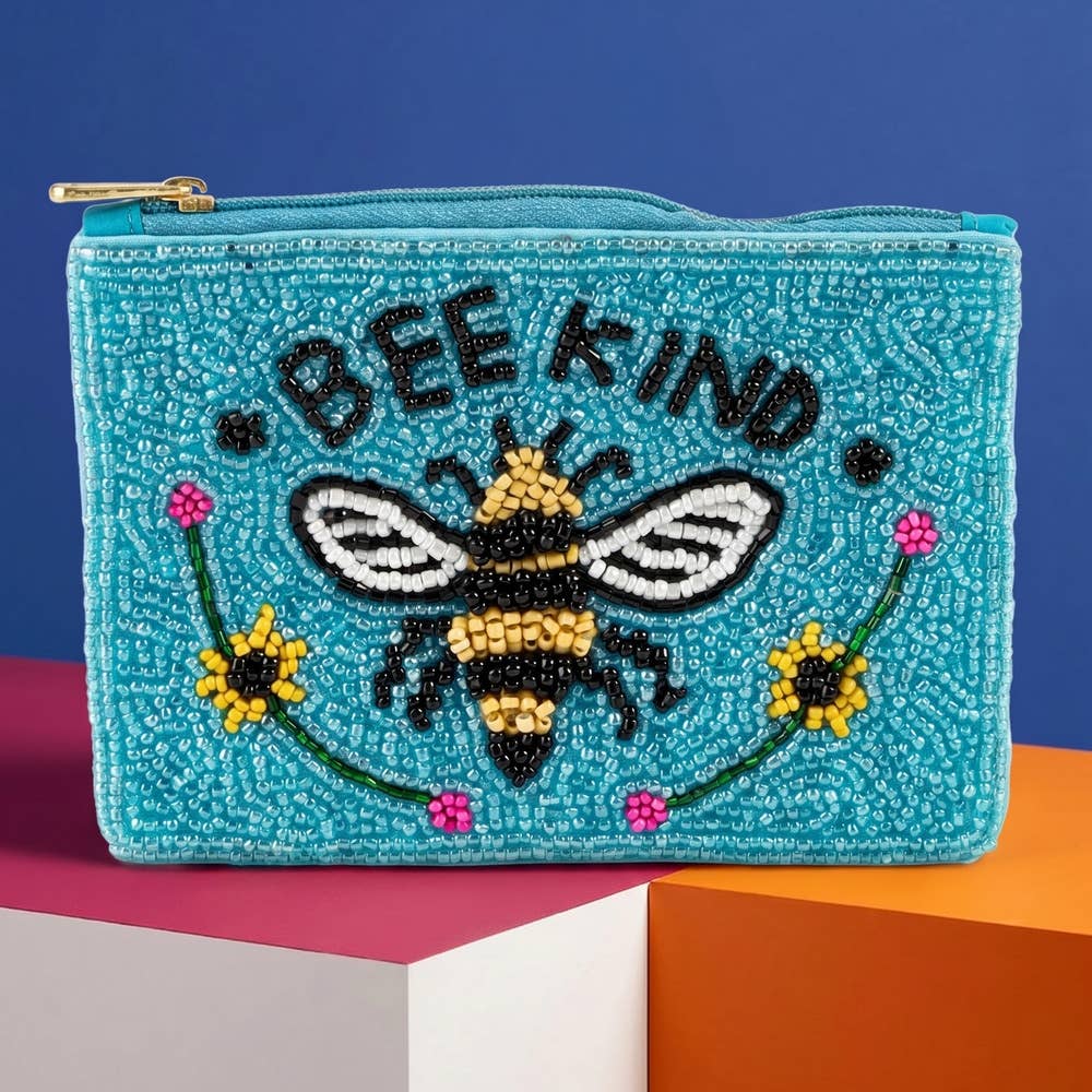 Bee Kind Coin Pouch