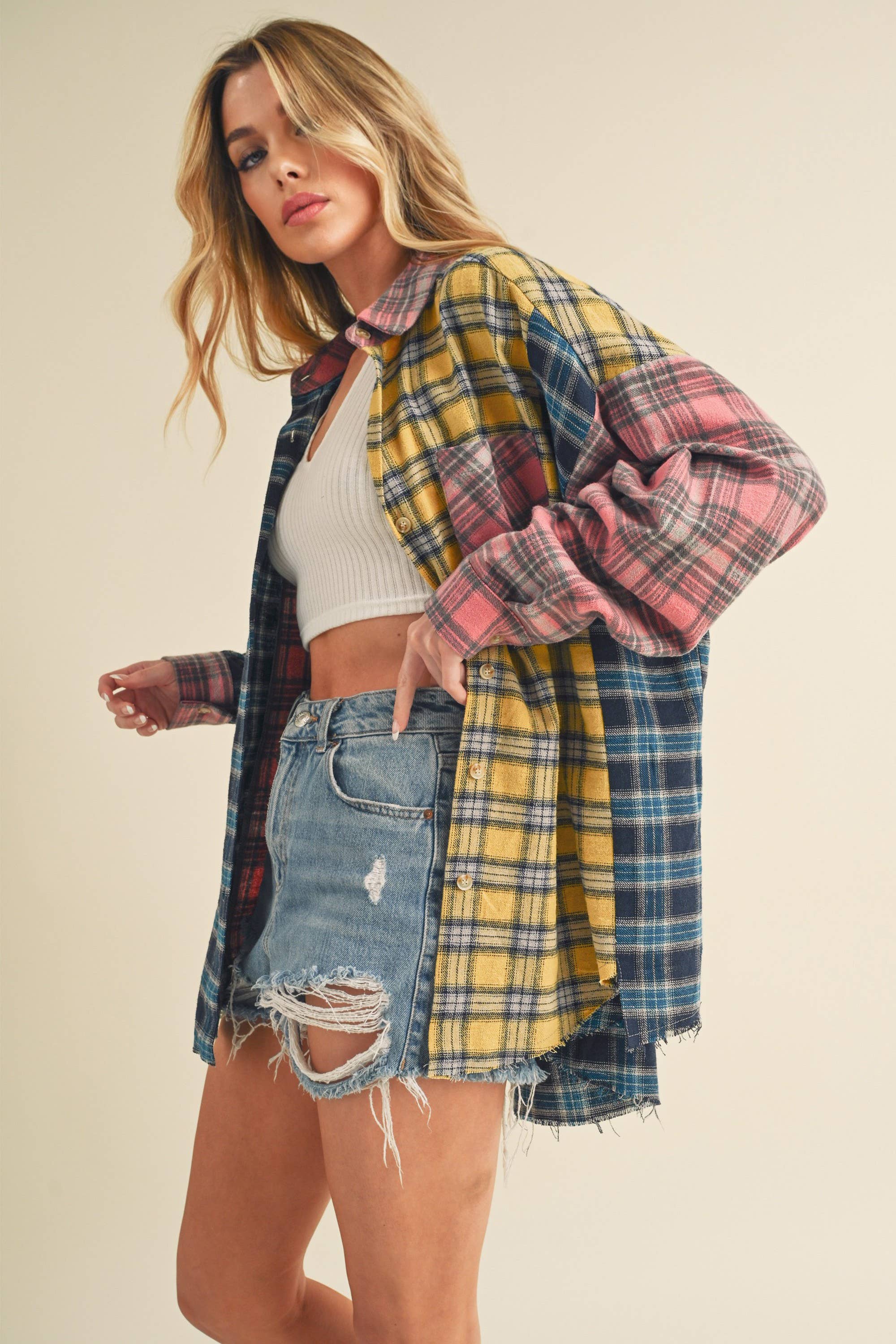 Cozy Cabin Patchwork Flannel