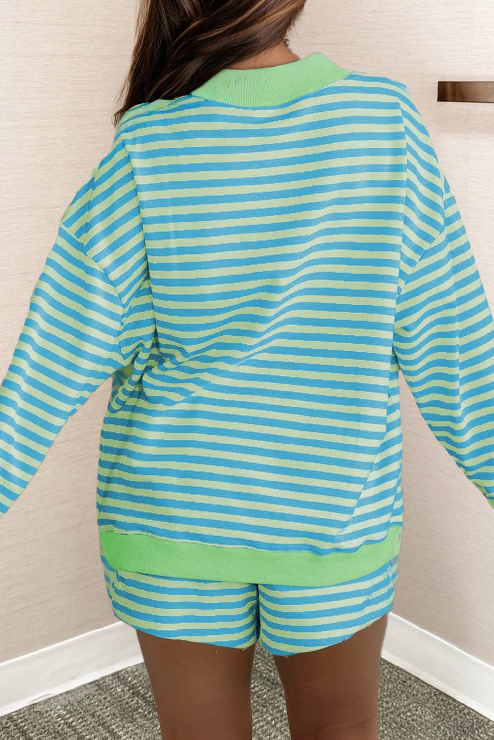 Coastal Stripe Lounge Set