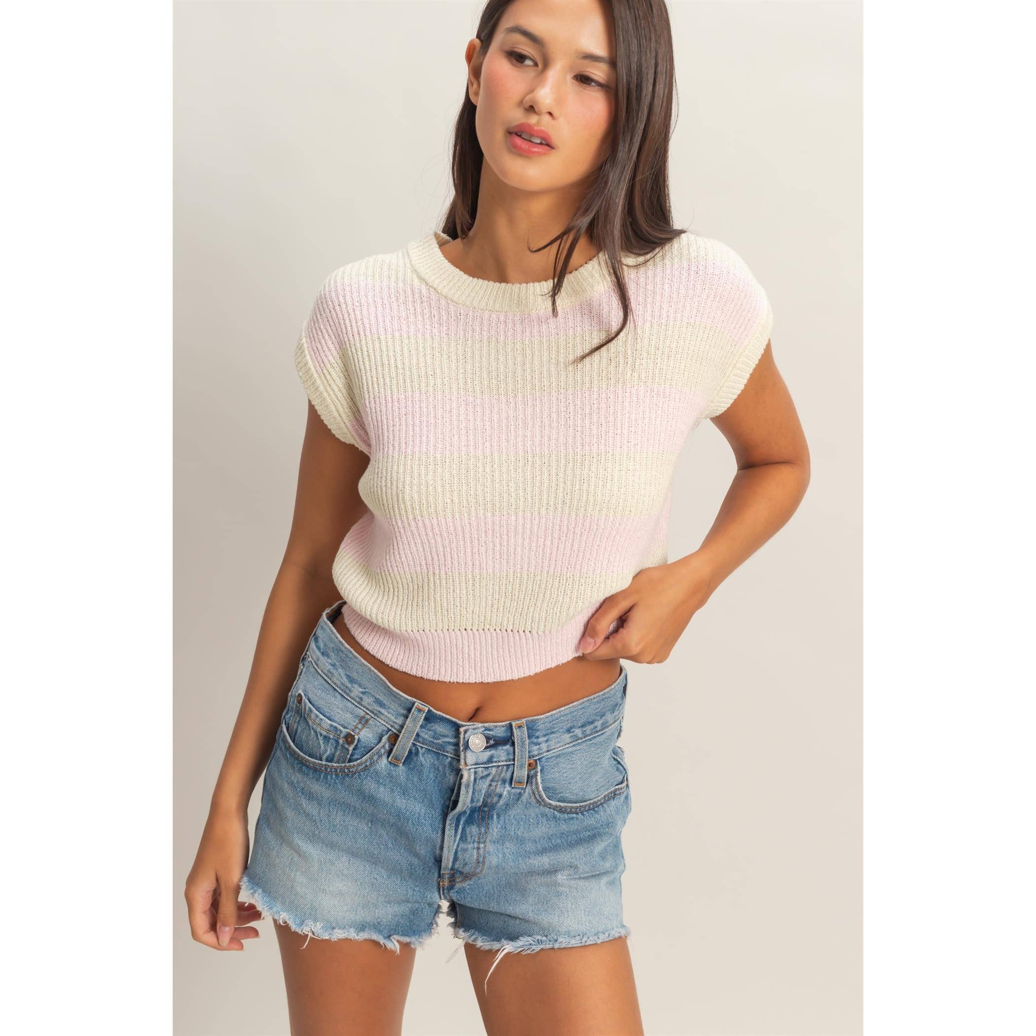 The Coastal Stripe Knit Top