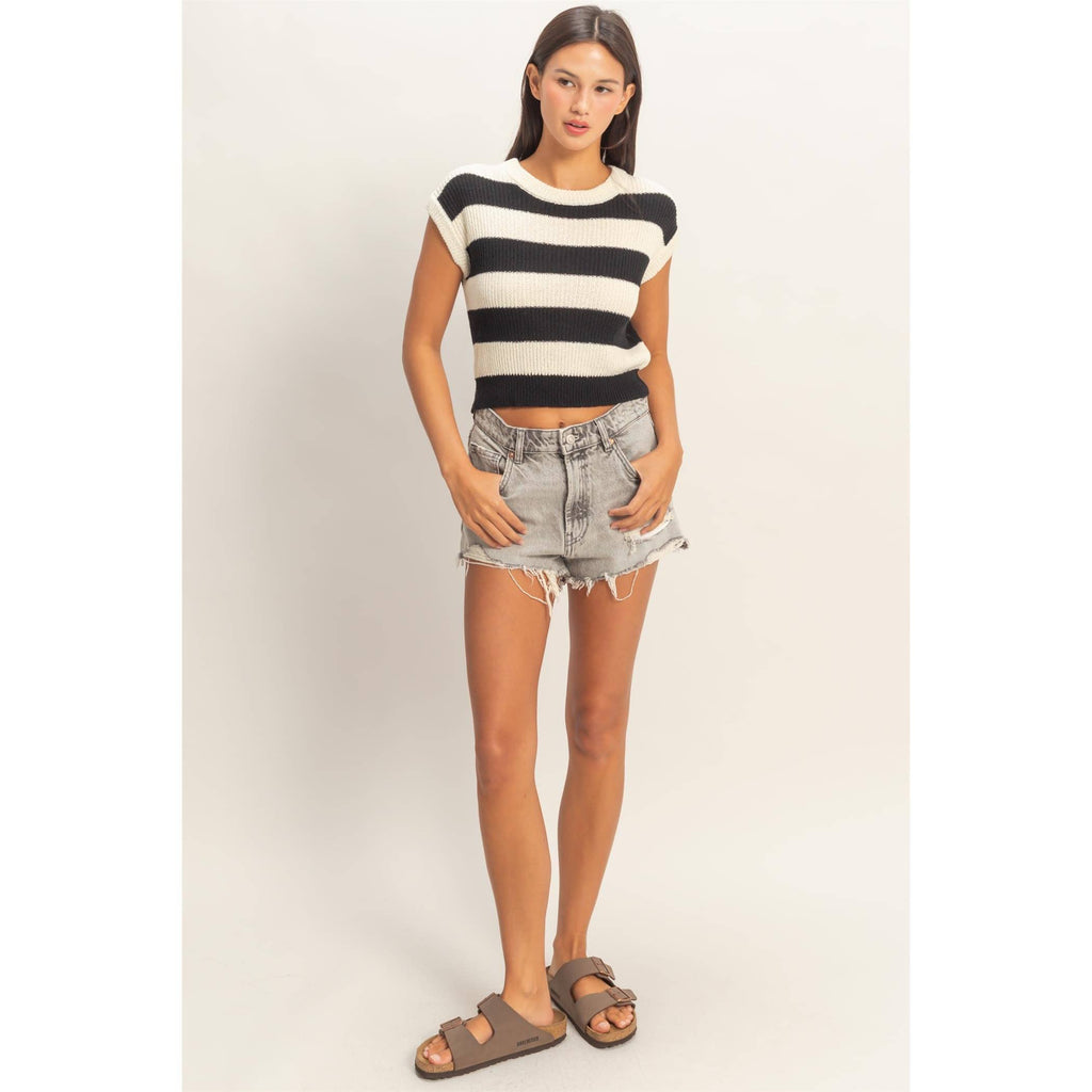 The Coastal Stripe Knit Top