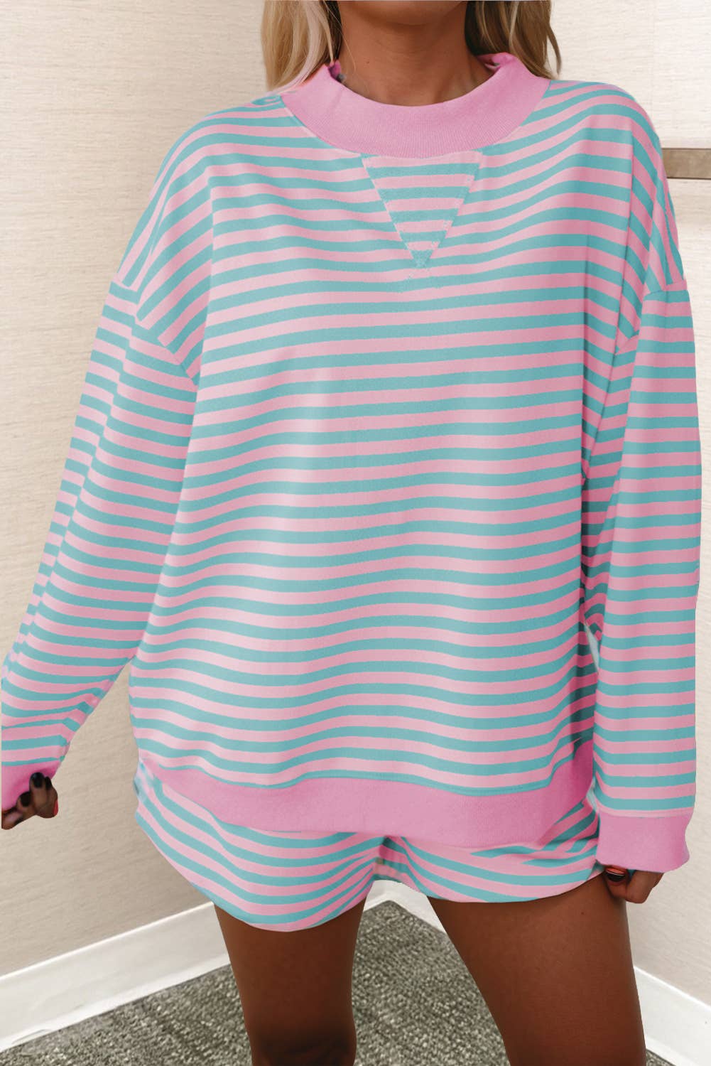 Coastal Stripe Lounge Set