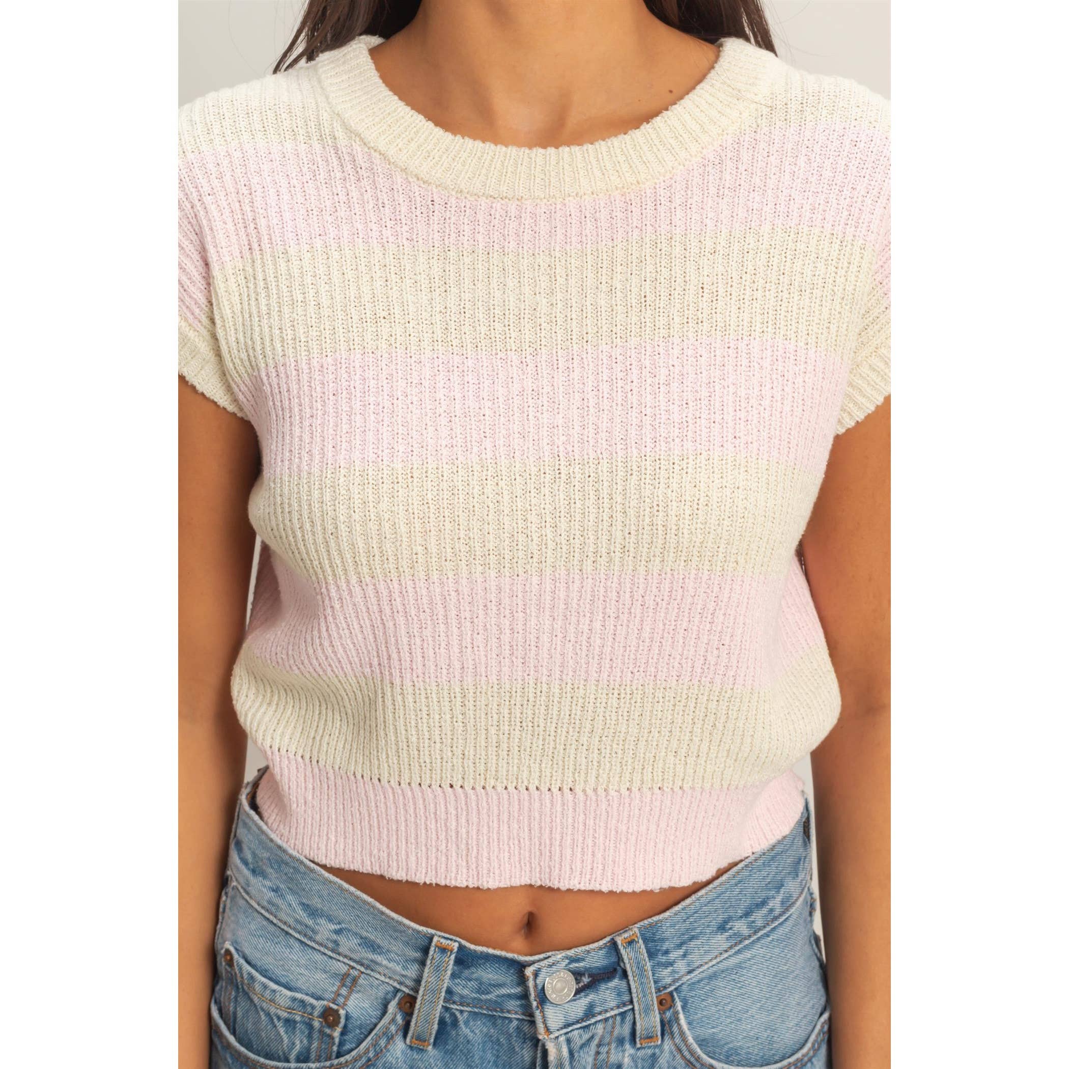 The Coastal Stripe Knit Top