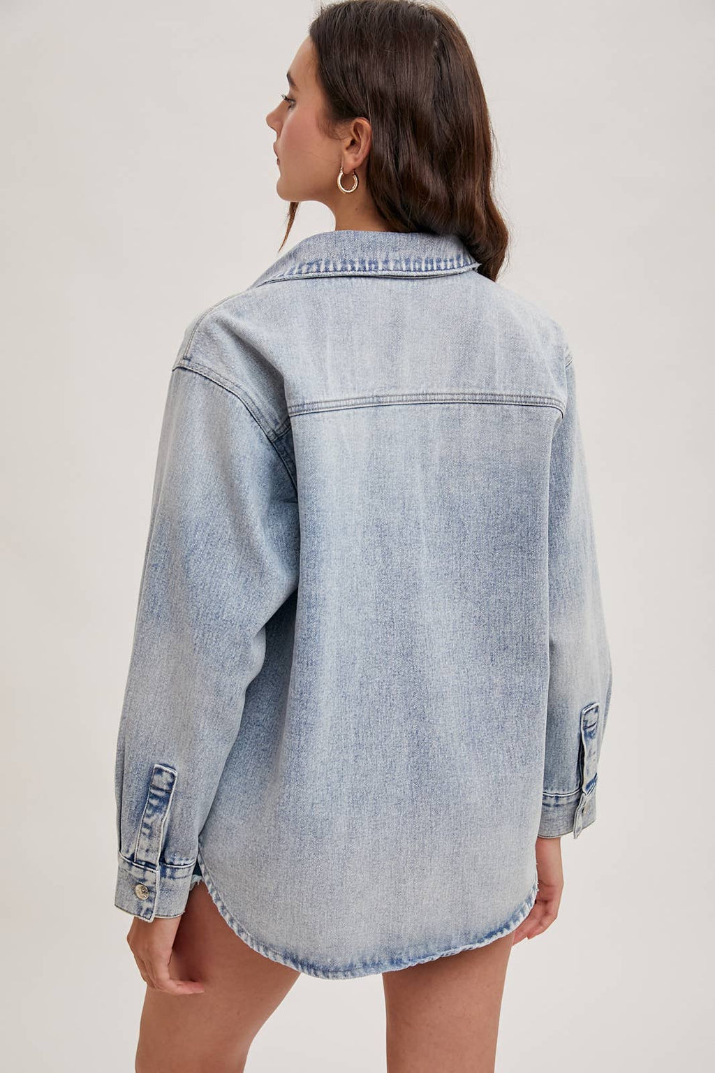 The Classic Washed Denim Shacket