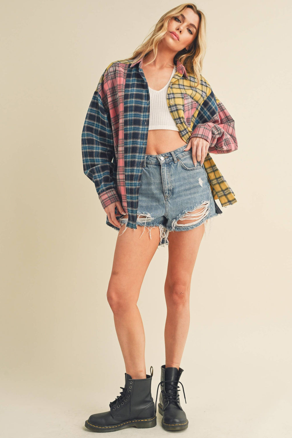 Cozy Cabin Patchwork Flannel
