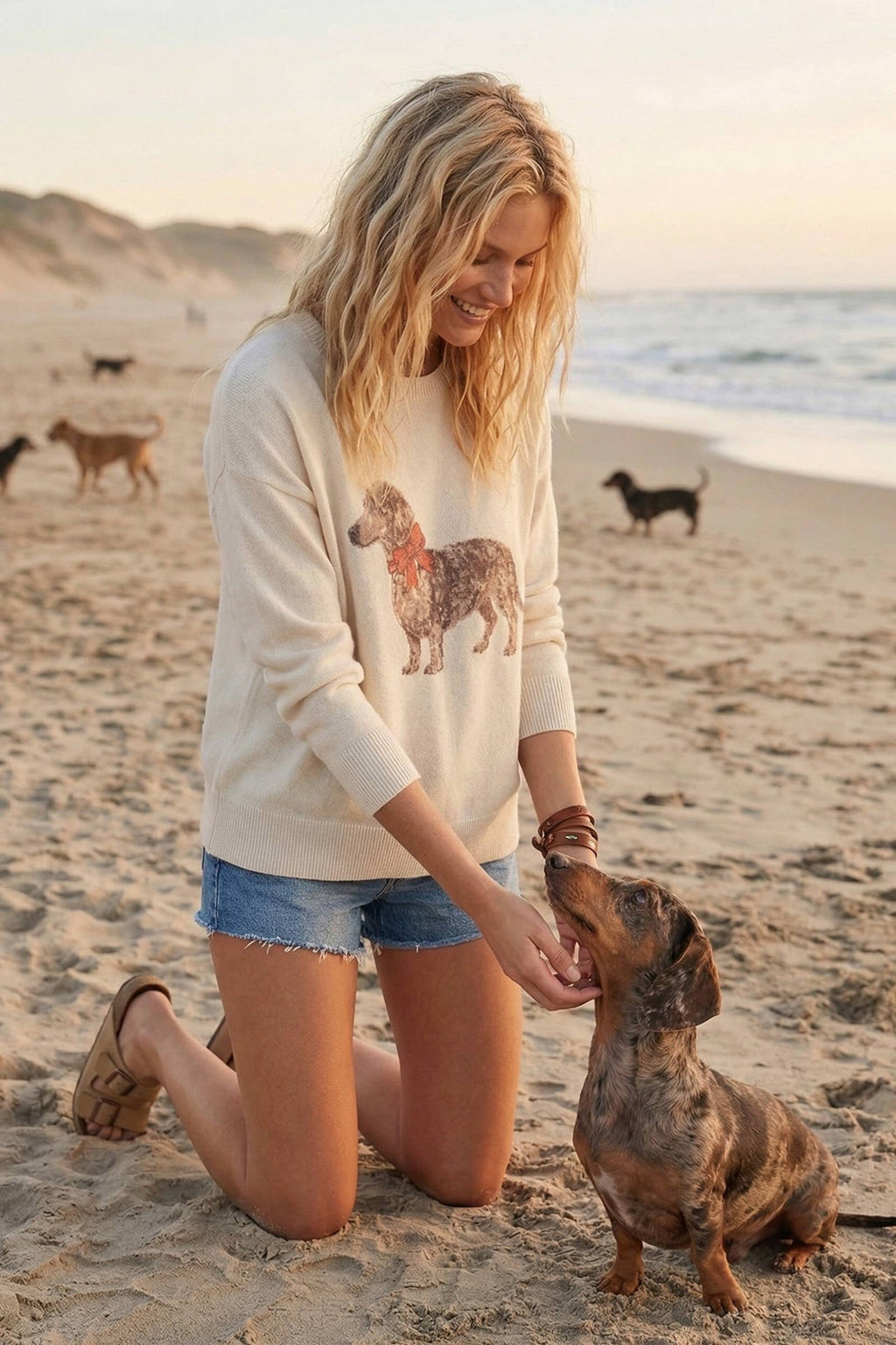 Golden Days Dog Knit Sweater