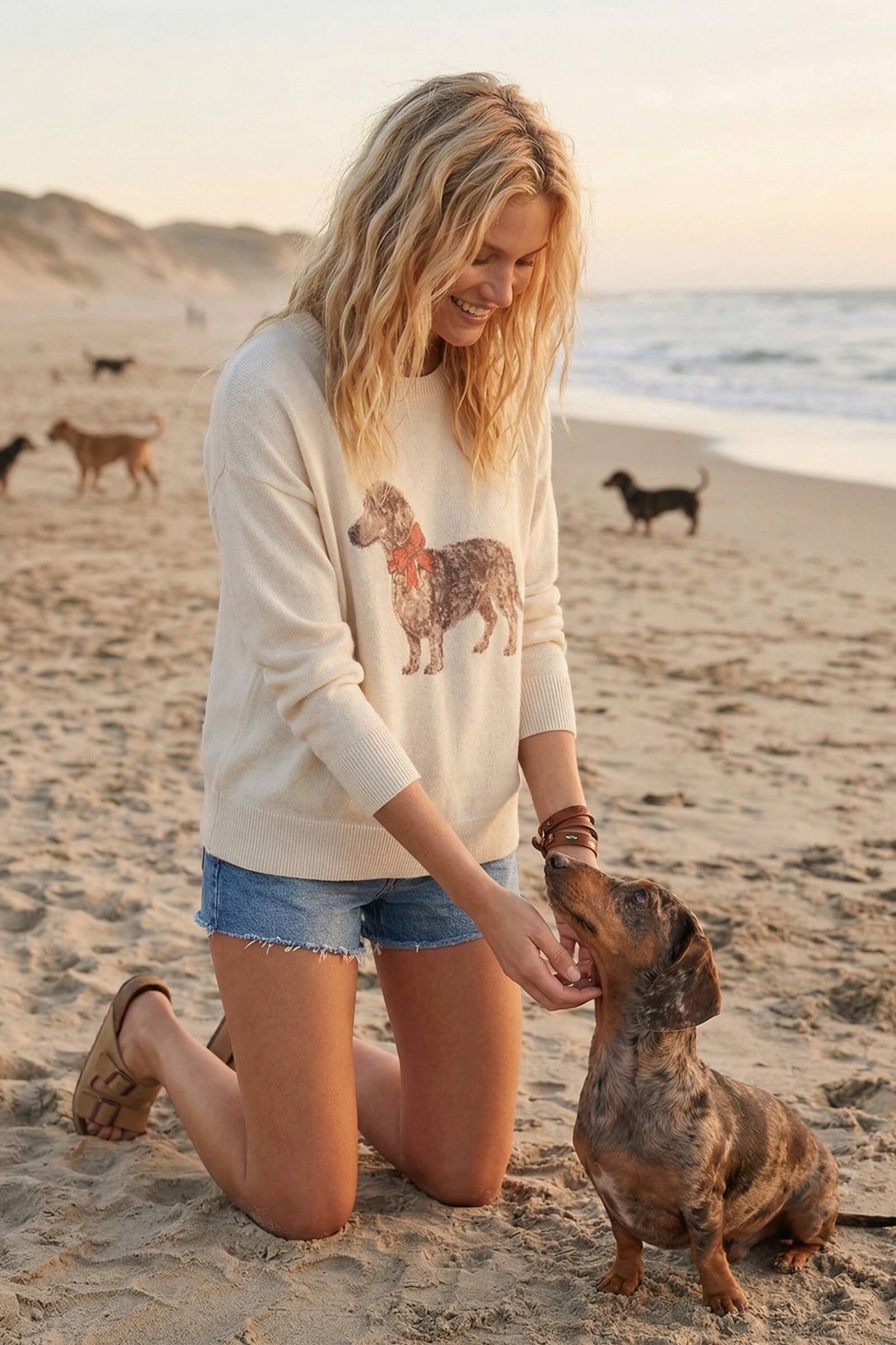 Golden Days Dog Knit Sweater