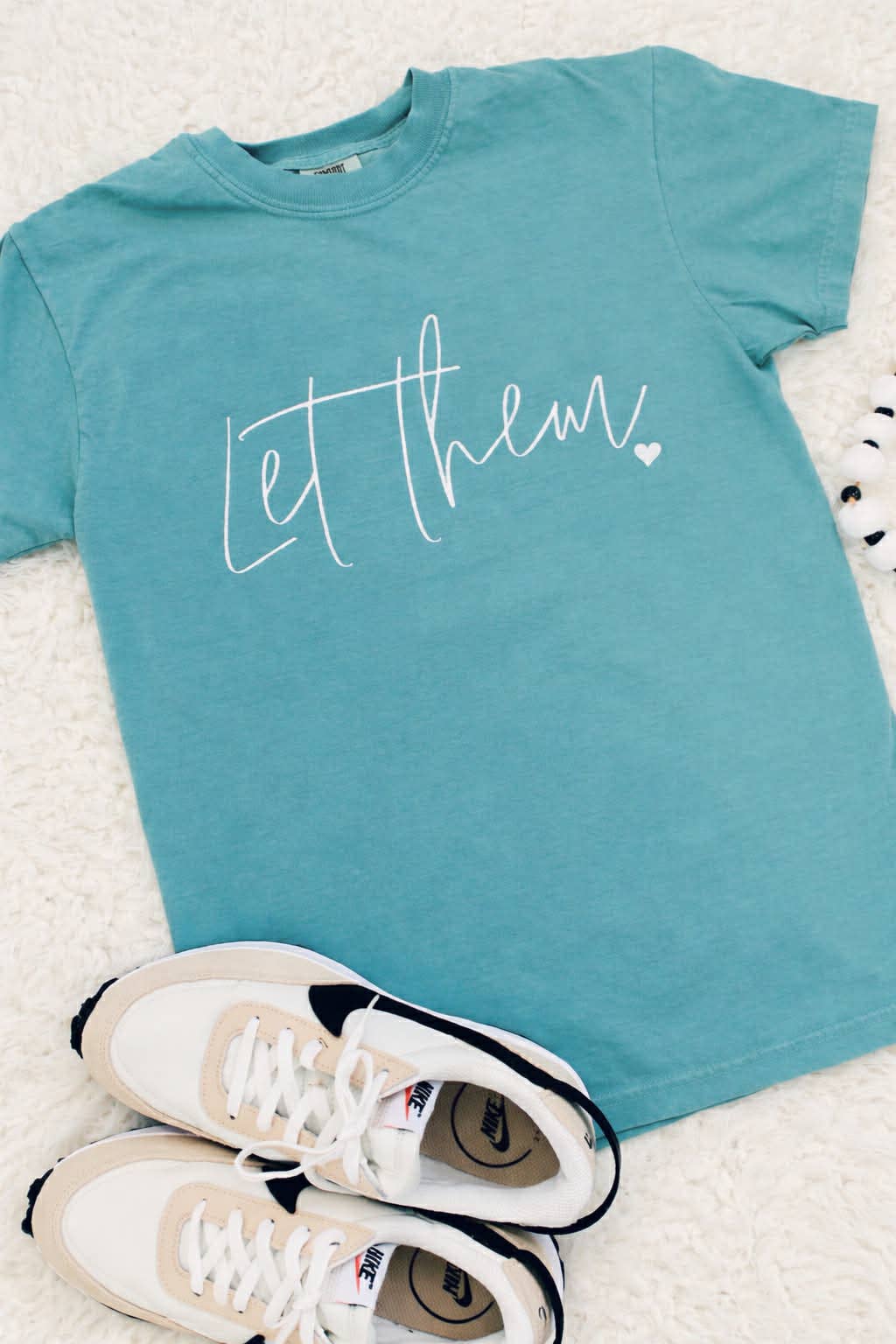 Let Them Embroidered Comfort Tee