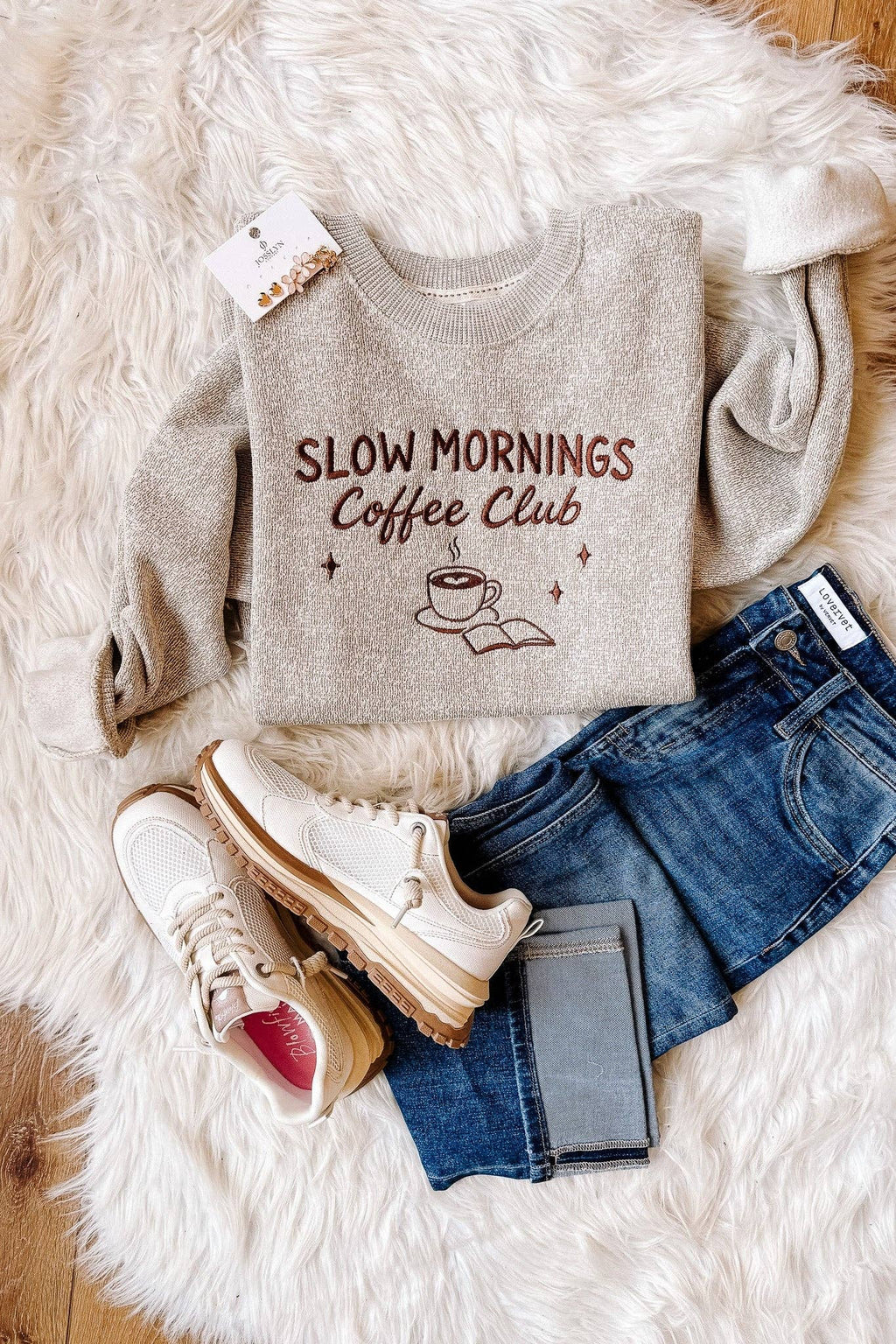 Slow Mornings Coffee Club Sweatshirt