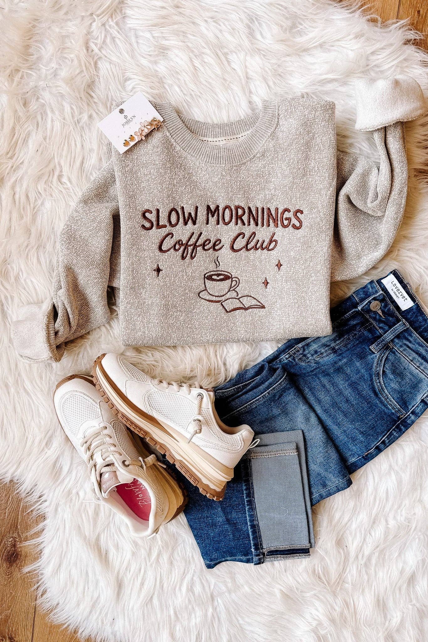 Slow Mornings Coffee Club Sweatshirt