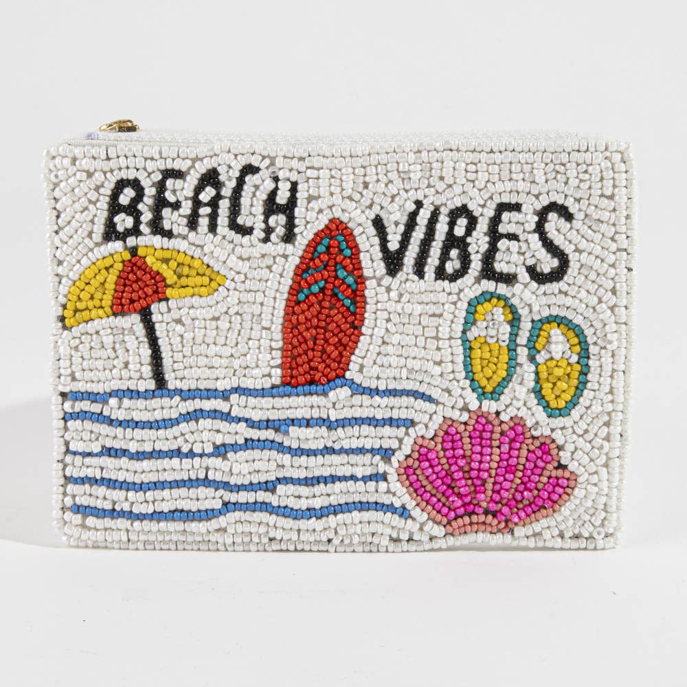 Beach Vibes Coin Pouch