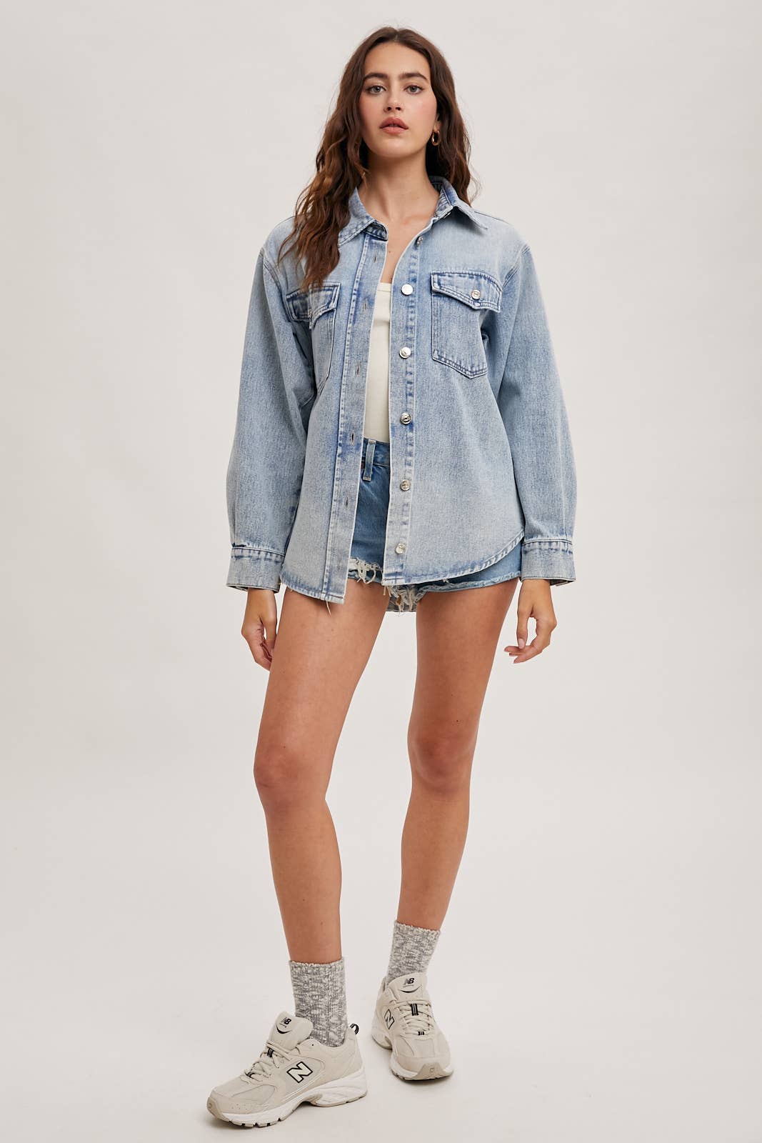 The Classic Washed Denim Shacket
