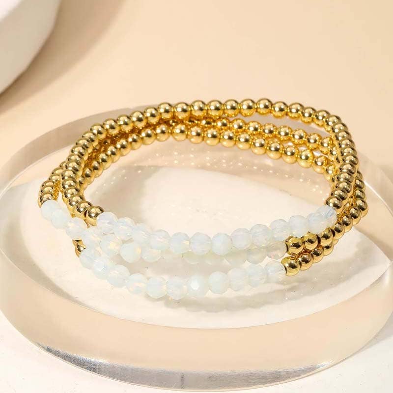 Beaded Stretch Bracelet Set