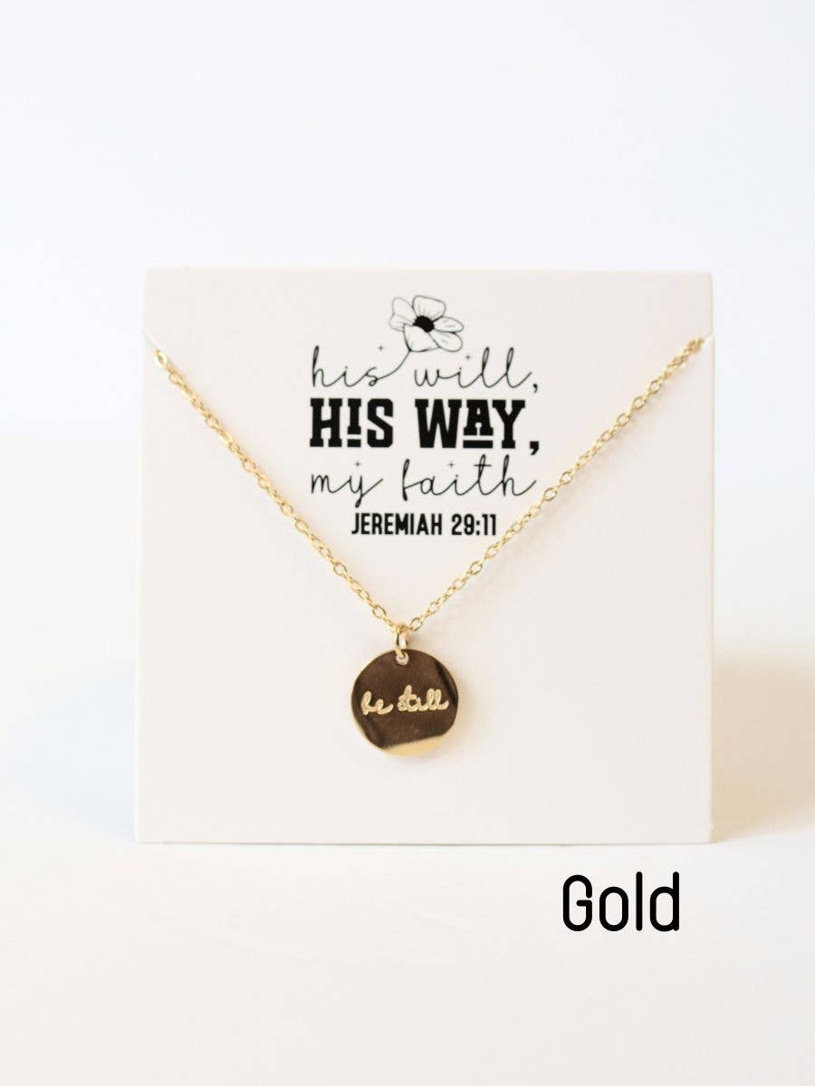 The Be Still Faith Necklace