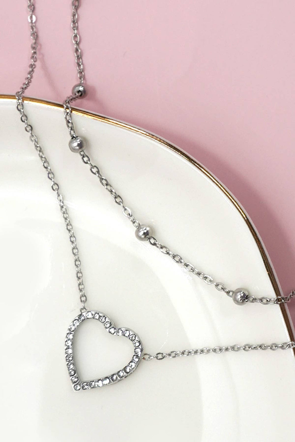 The Forever Yours Layered Heart Necklace