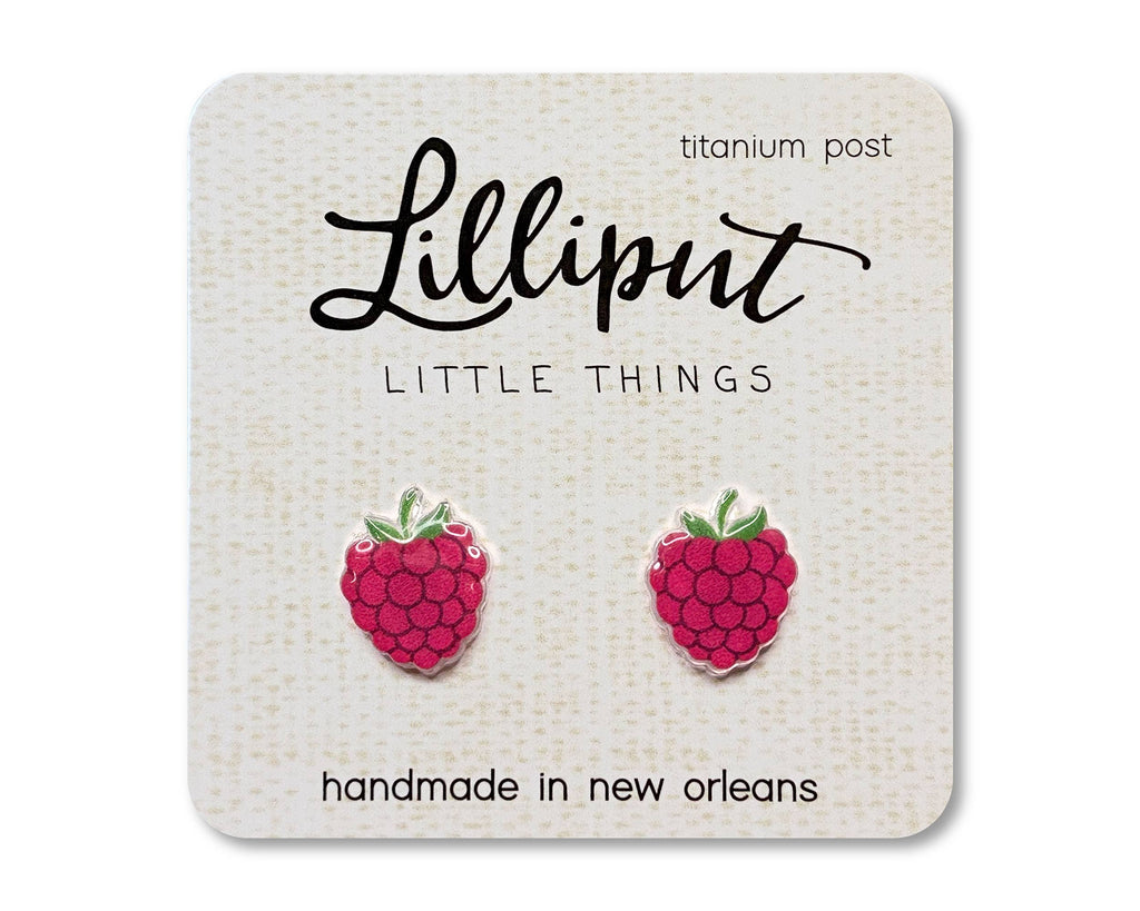 Raspberry Earrings