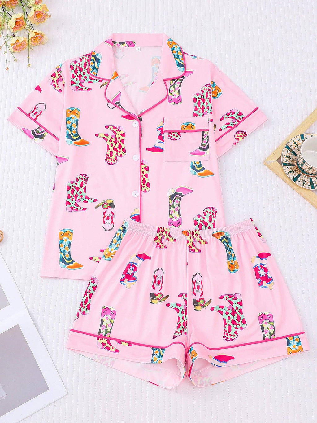 Pink Rodeo Pajama Set